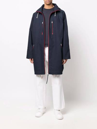 Jil Sander cotton parka coat outlook