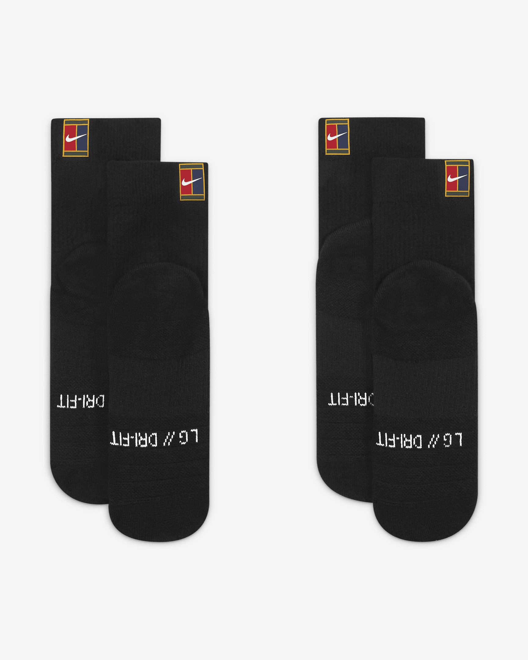 NikeCourt Multiplier Max Tennis Ankle Socks (2 Pairs) - 3
