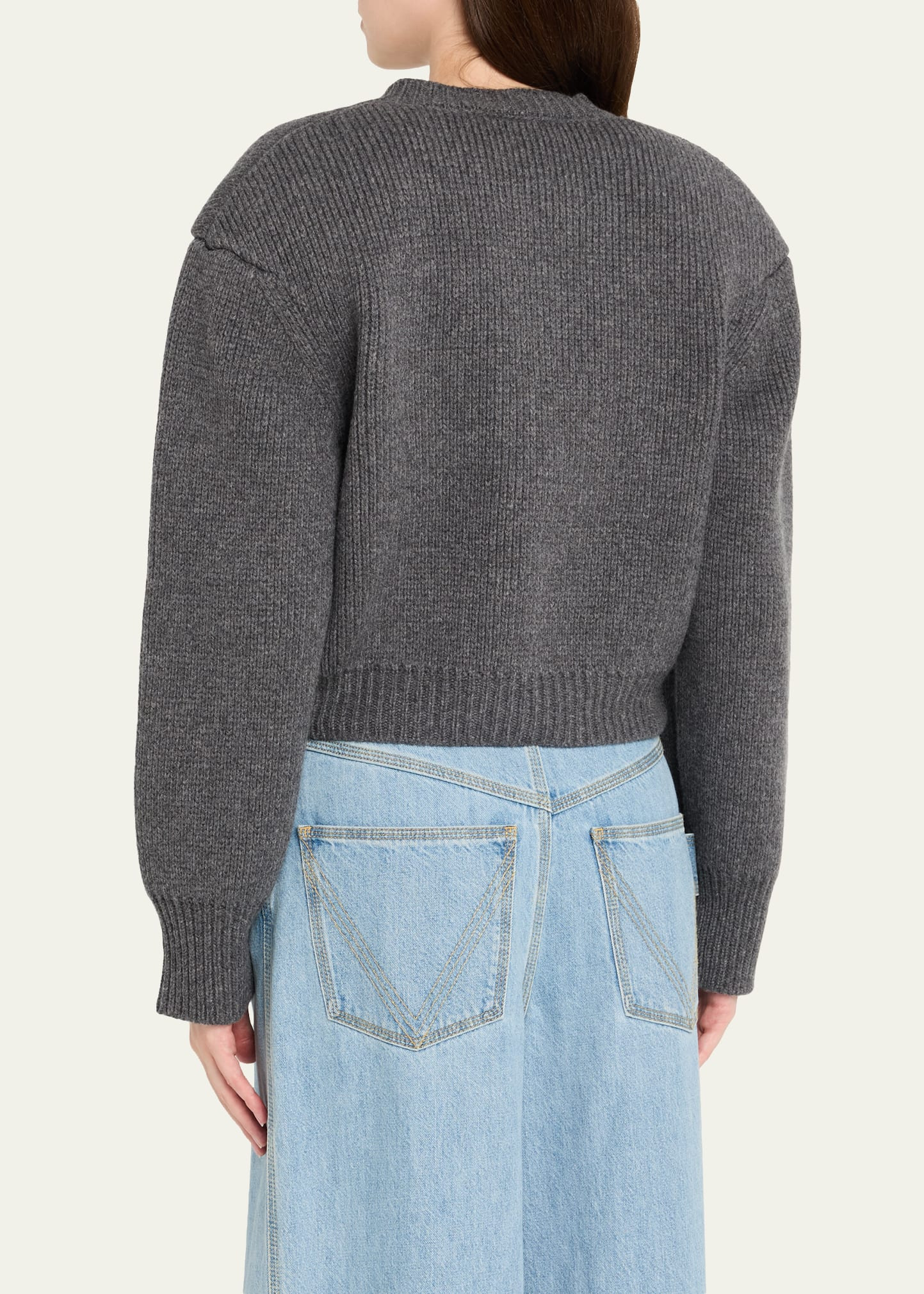 Padded Wool Cardigan - 3
