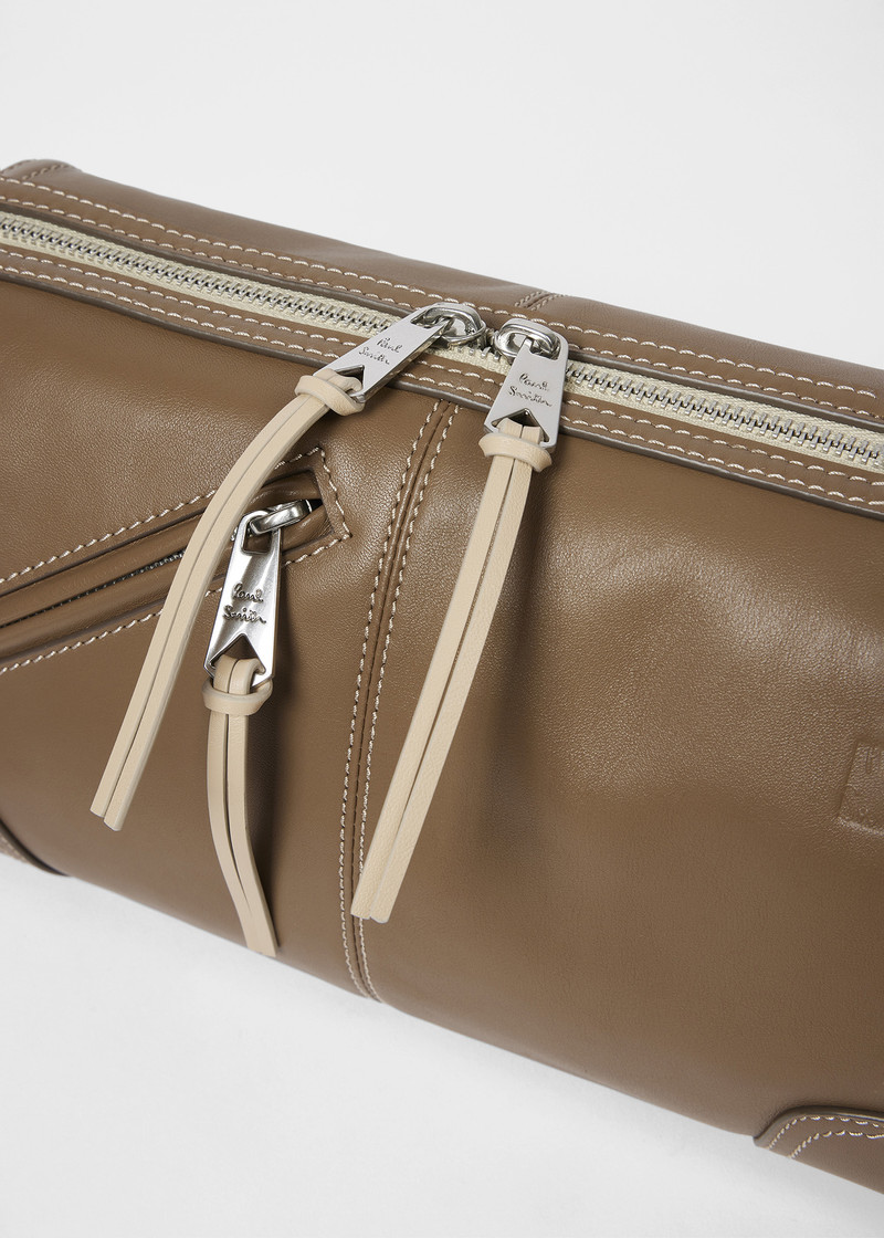 Brown Leather Crossbody Bag 4