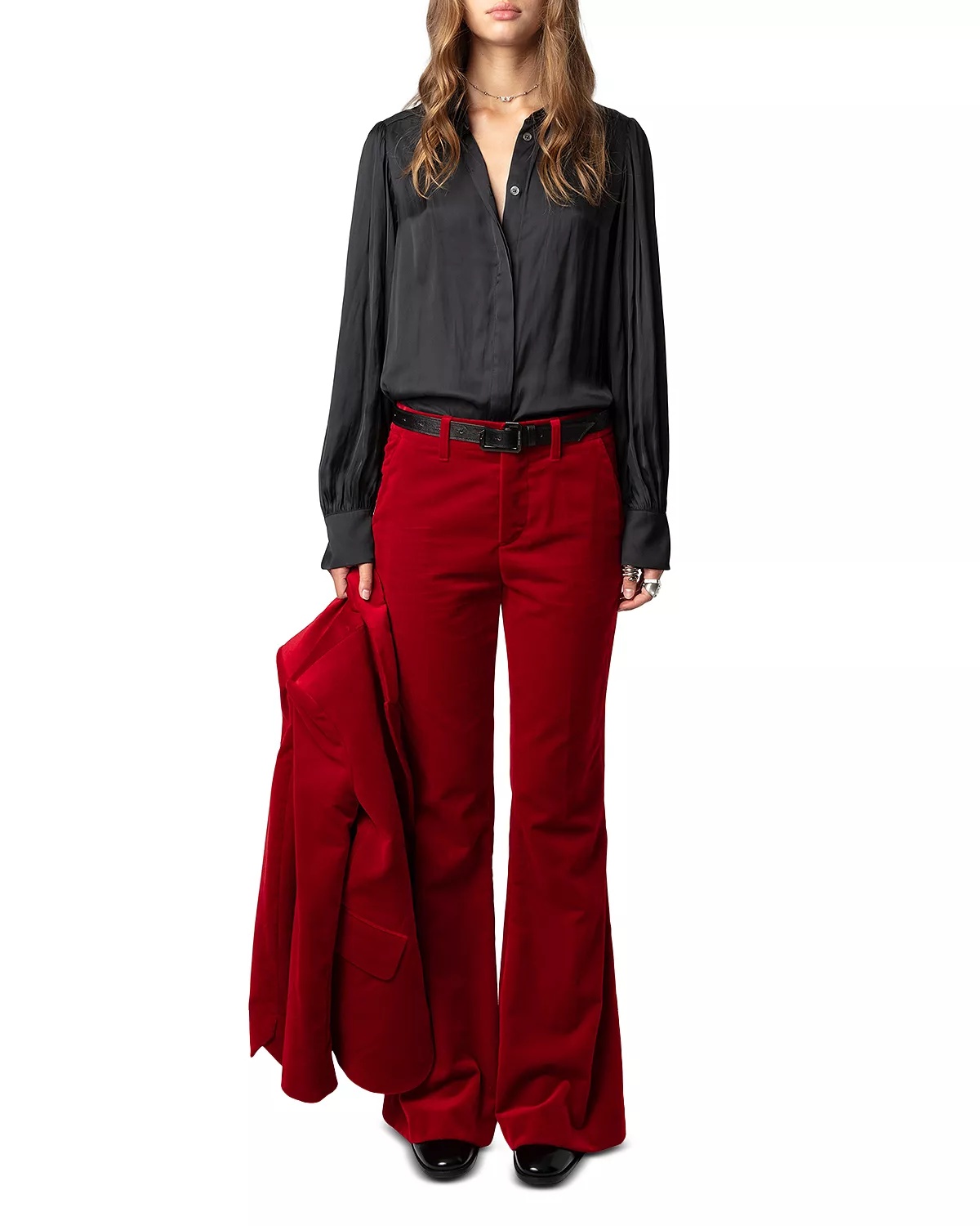 Prevy Velvet Pants - 2