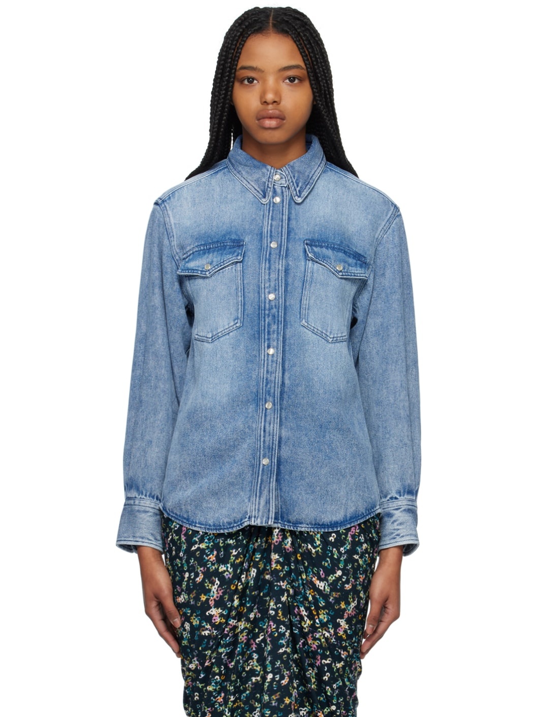 Blue Tahis Denim Shirt - 1