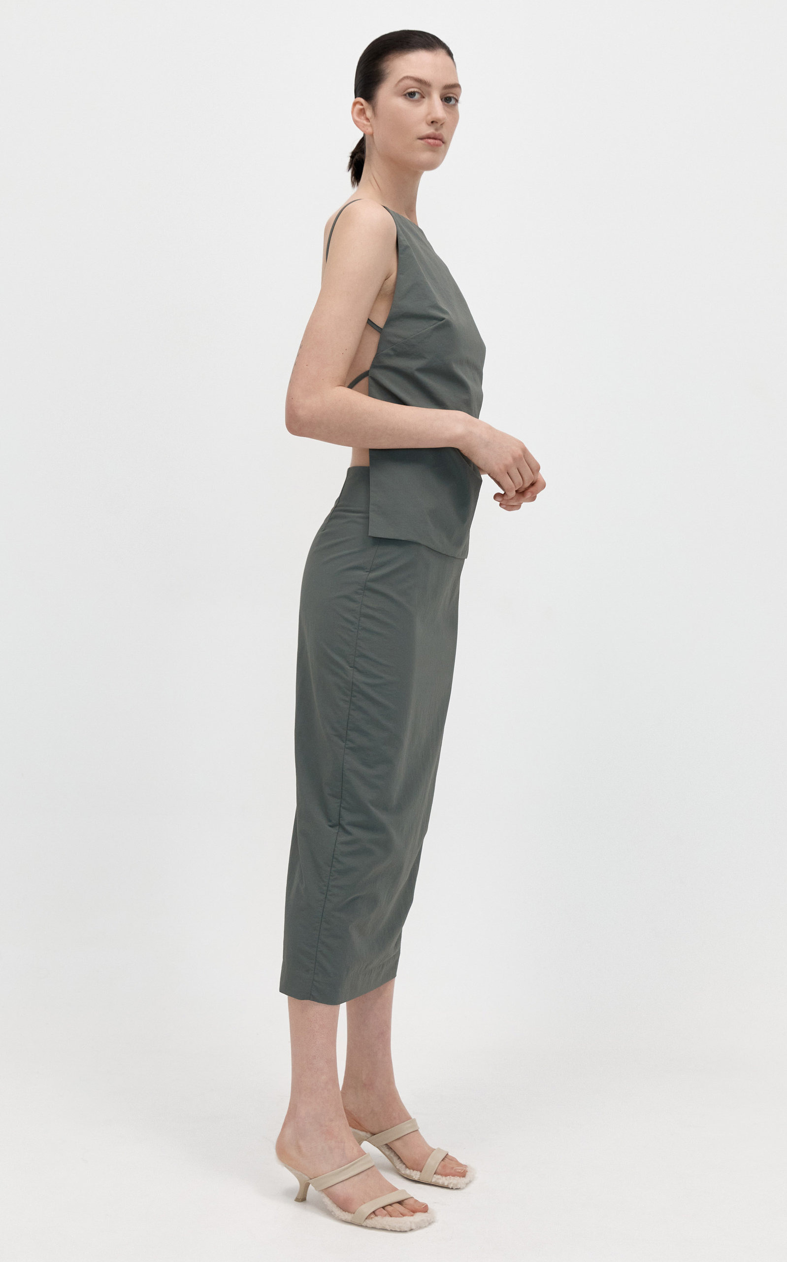 Square Neck Top green - 3