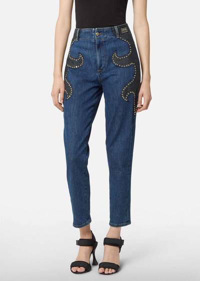 VERSACE JEANS COUTURE Studded Patch Jeans outlook