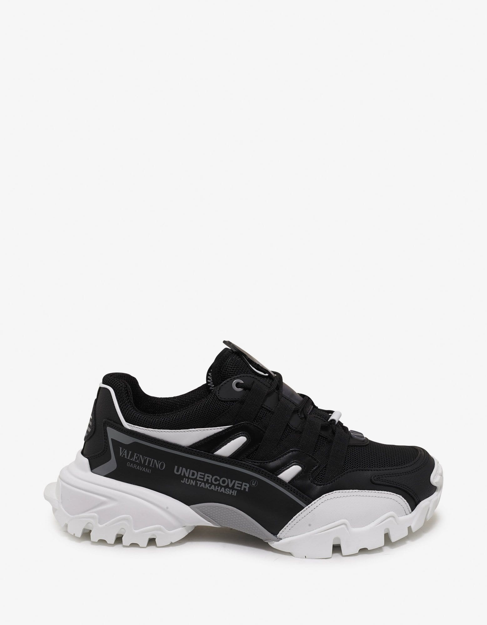 Undercover Black & White Climbers Trainers - 2
