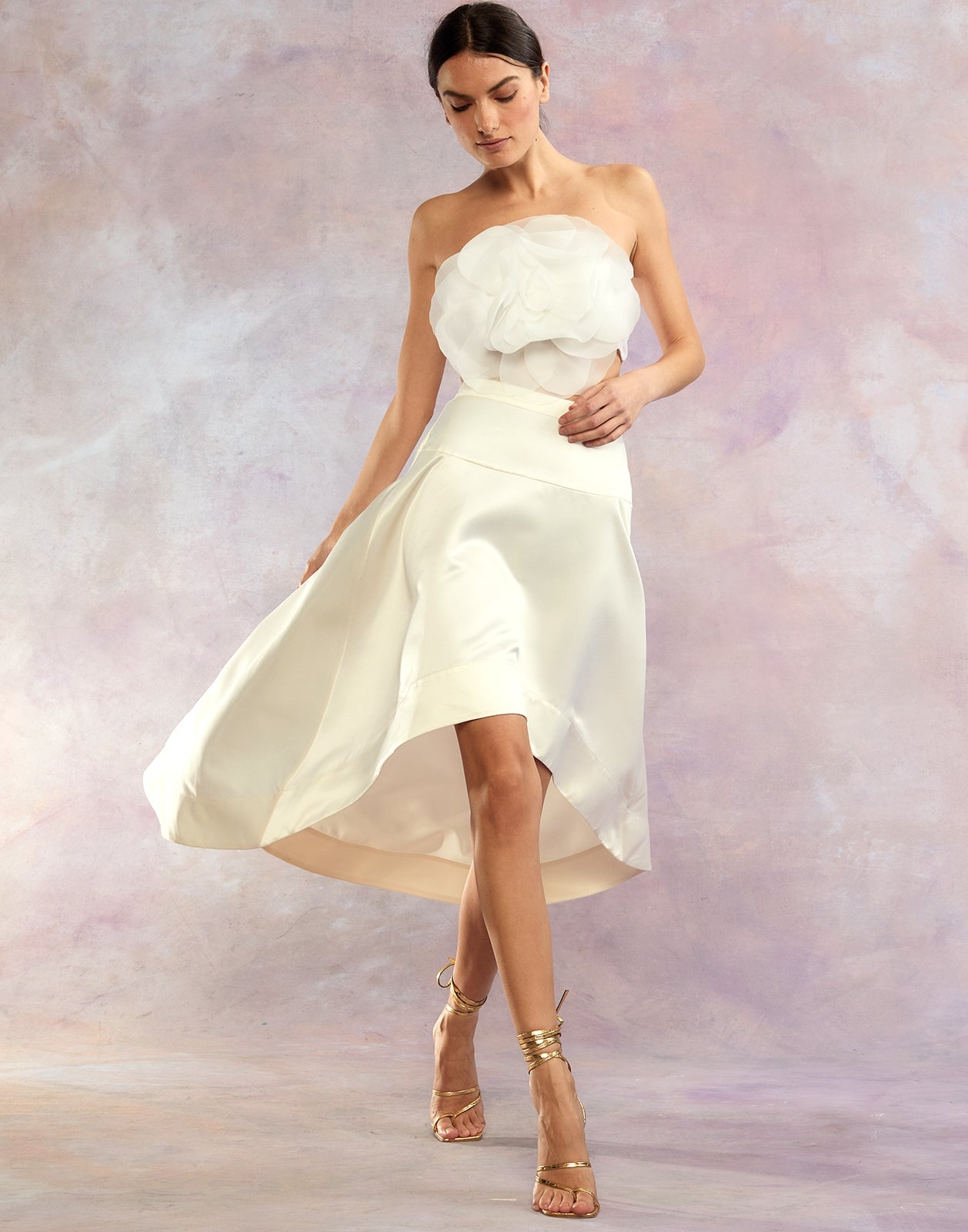 Livia Satin Skirt - 4