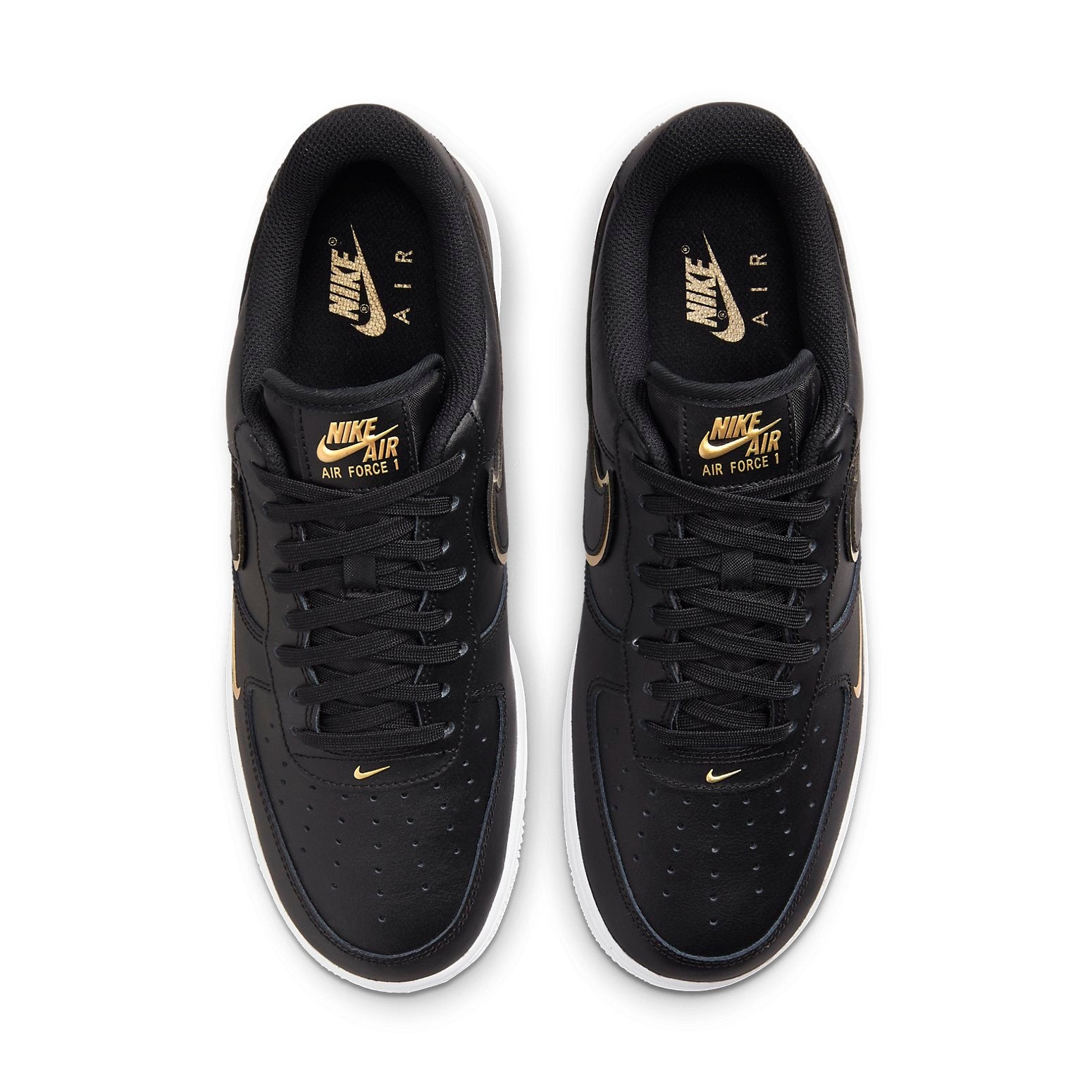 Nike Air Force 1 '07 LV8 'Metallic Swoosh Pack - Black' DA8481-001 - 4