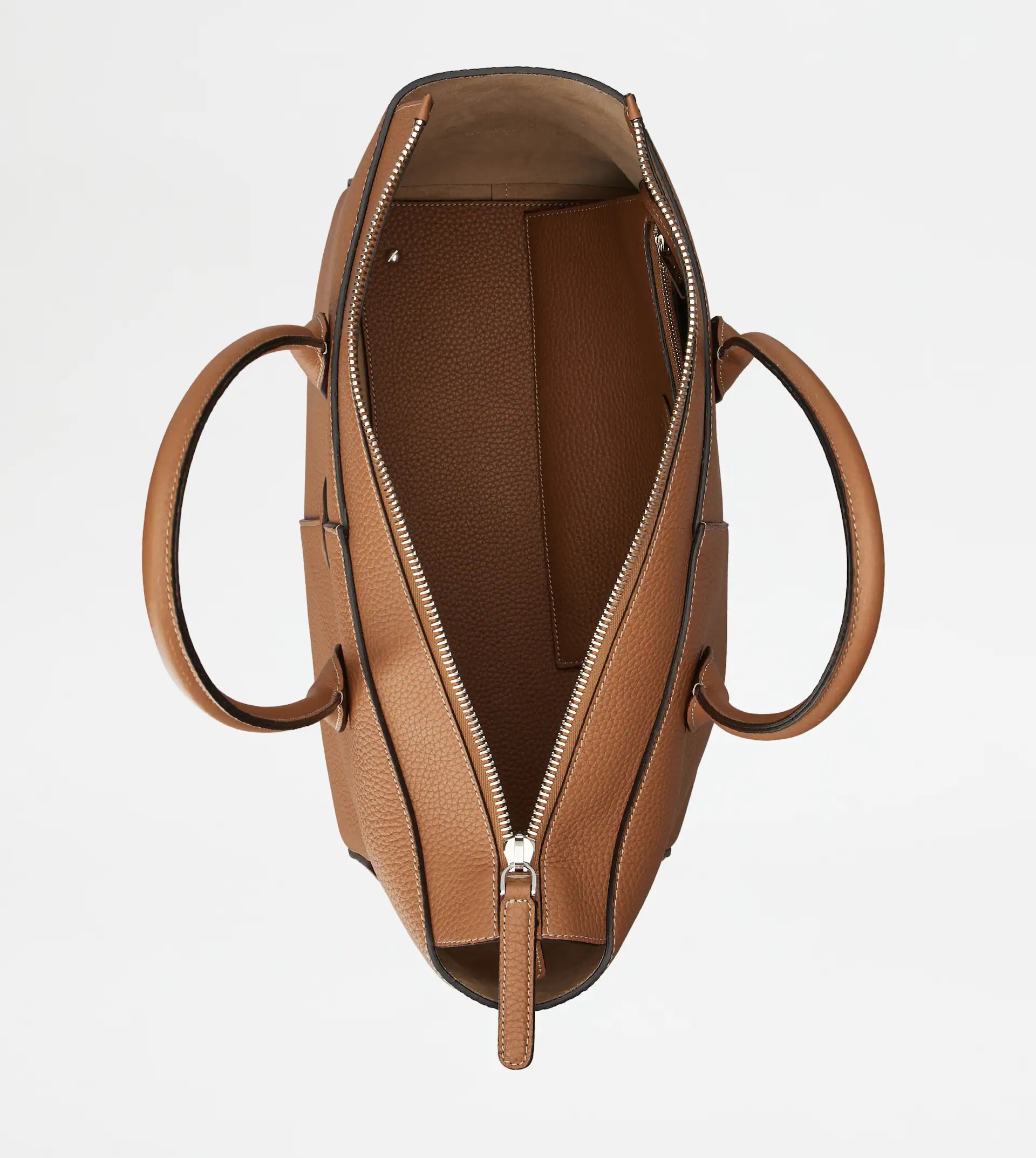 TOD'S DI BAG IN LEATHER LARGE - BROWN - 6