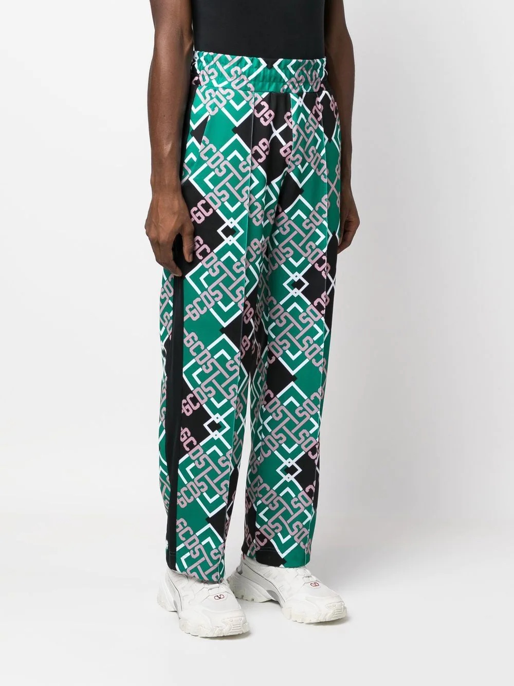 logo-print straight-leg track pants - 3