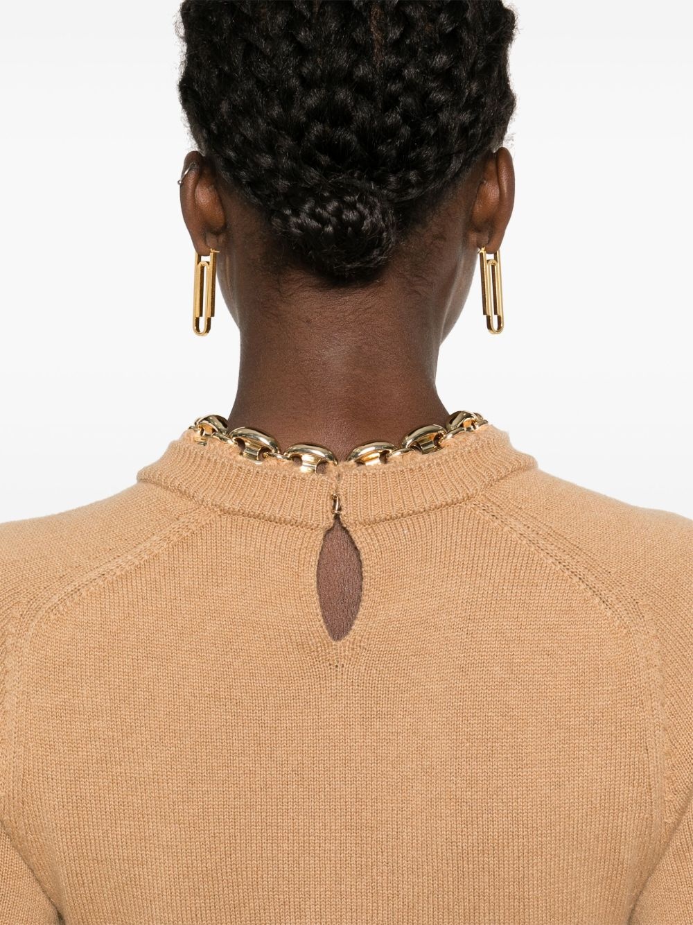 chain-embellished dress - 5