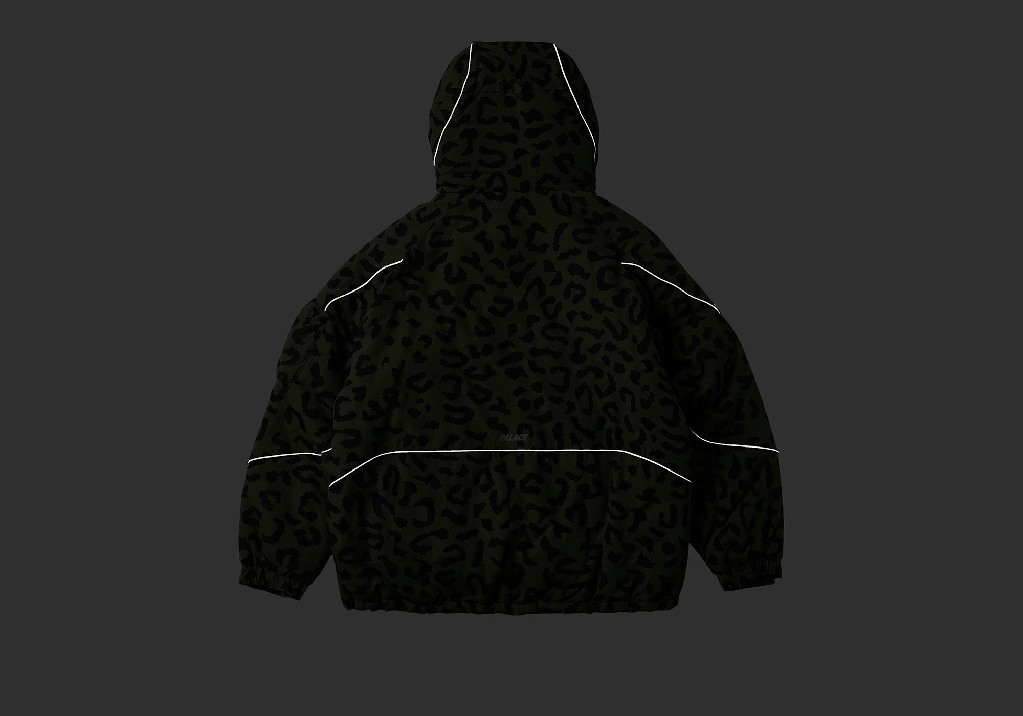 M-TECH HOODED JACKET OLIVE CHEETAH - 5