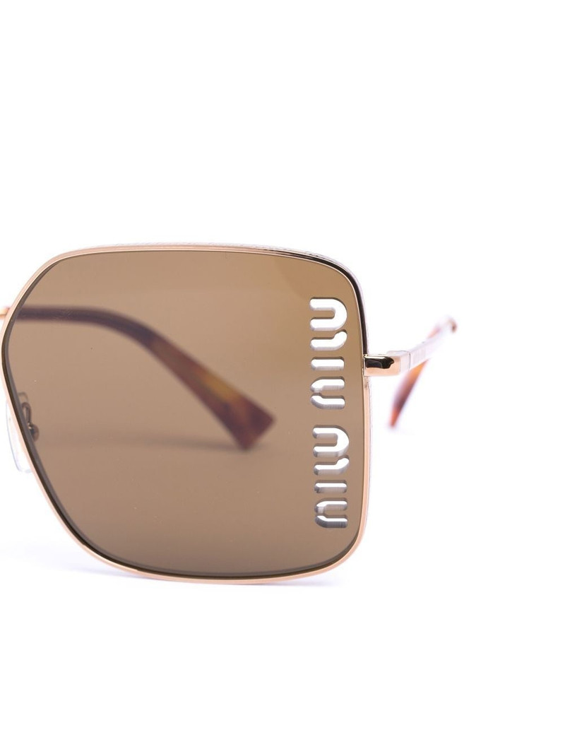 logo-detail square-frame sunglasses 3