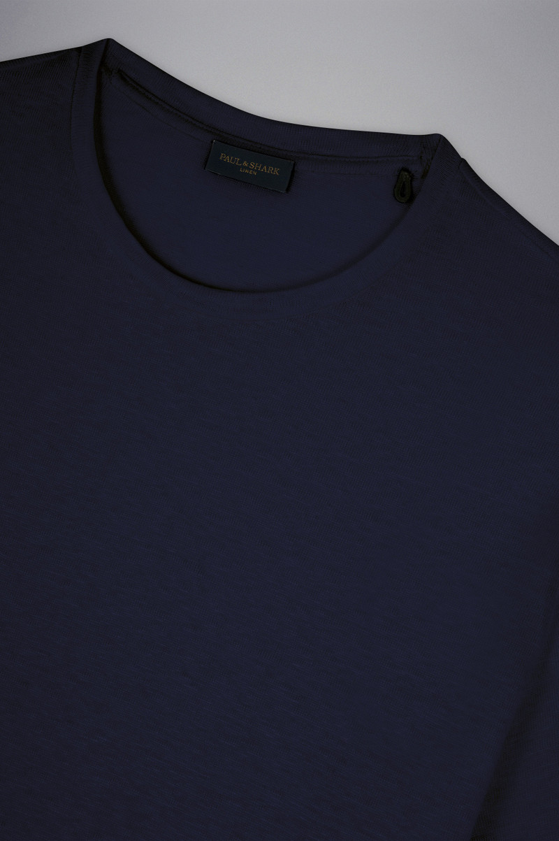 FADED LINEN JERSEY T-SHIRT 6