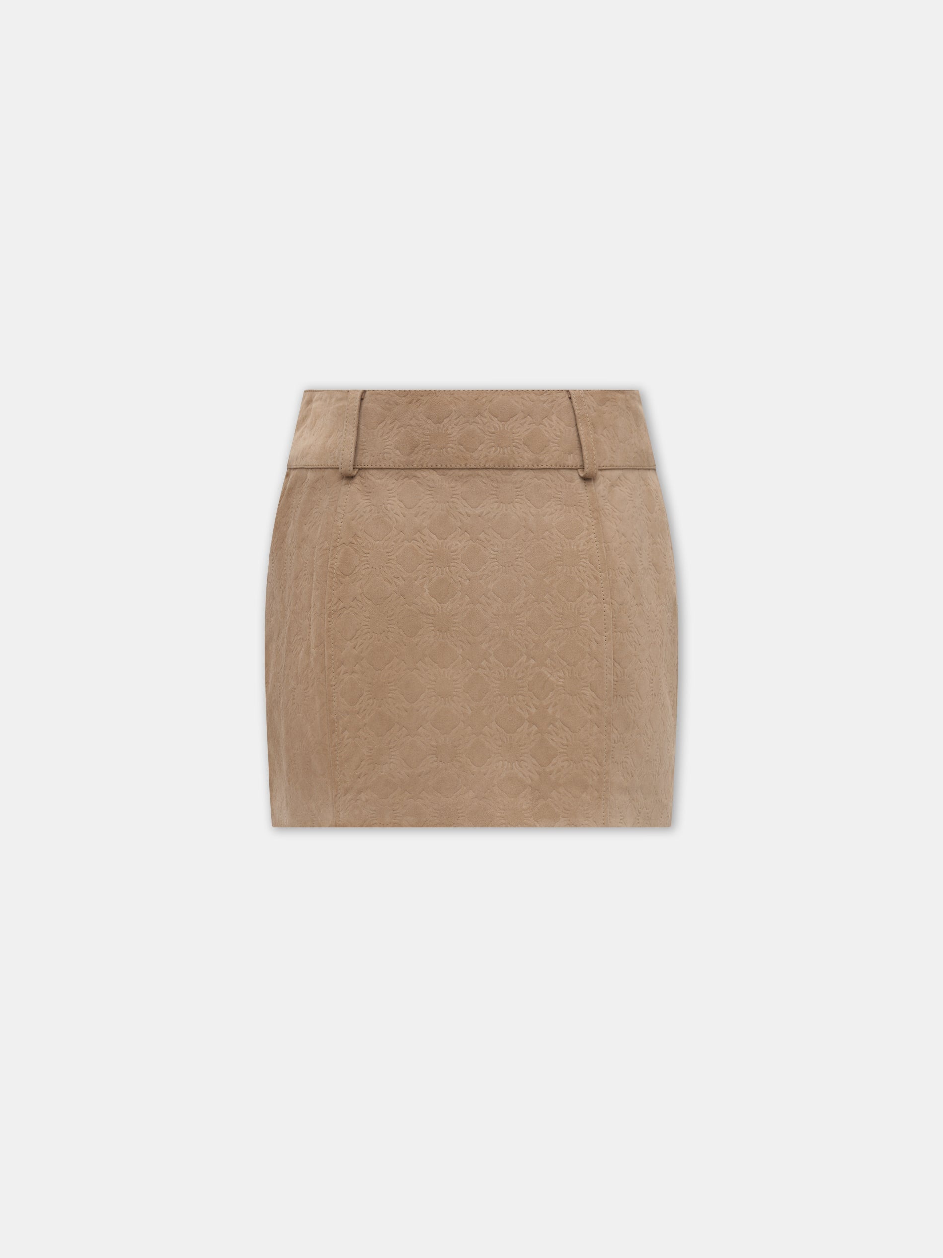 WOMEN'S MA QUAD SUEDE MINI SKIRT - 3