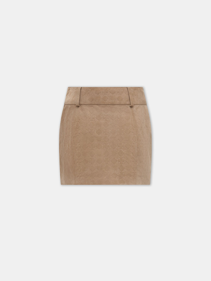 WOMEN'S MA QUAD SUEDE MINI SKIRT 3