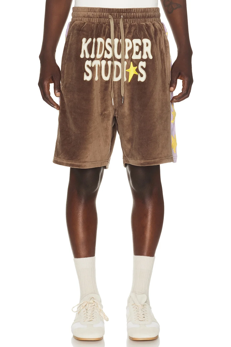 Velour Stars Shorts - 1