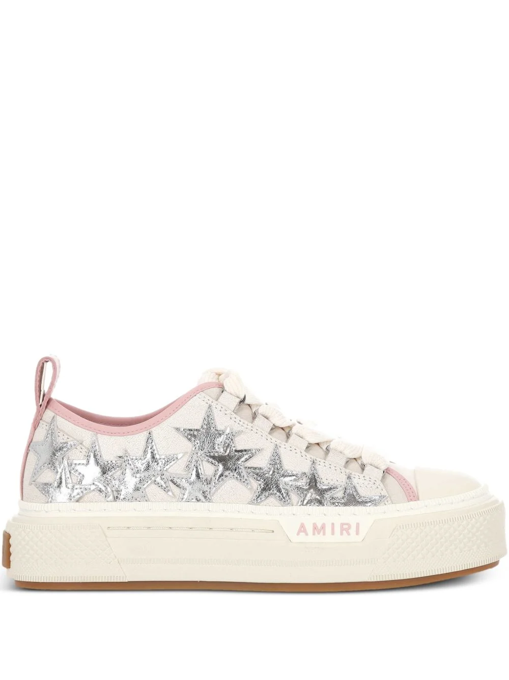 star embellished sneakers - 1