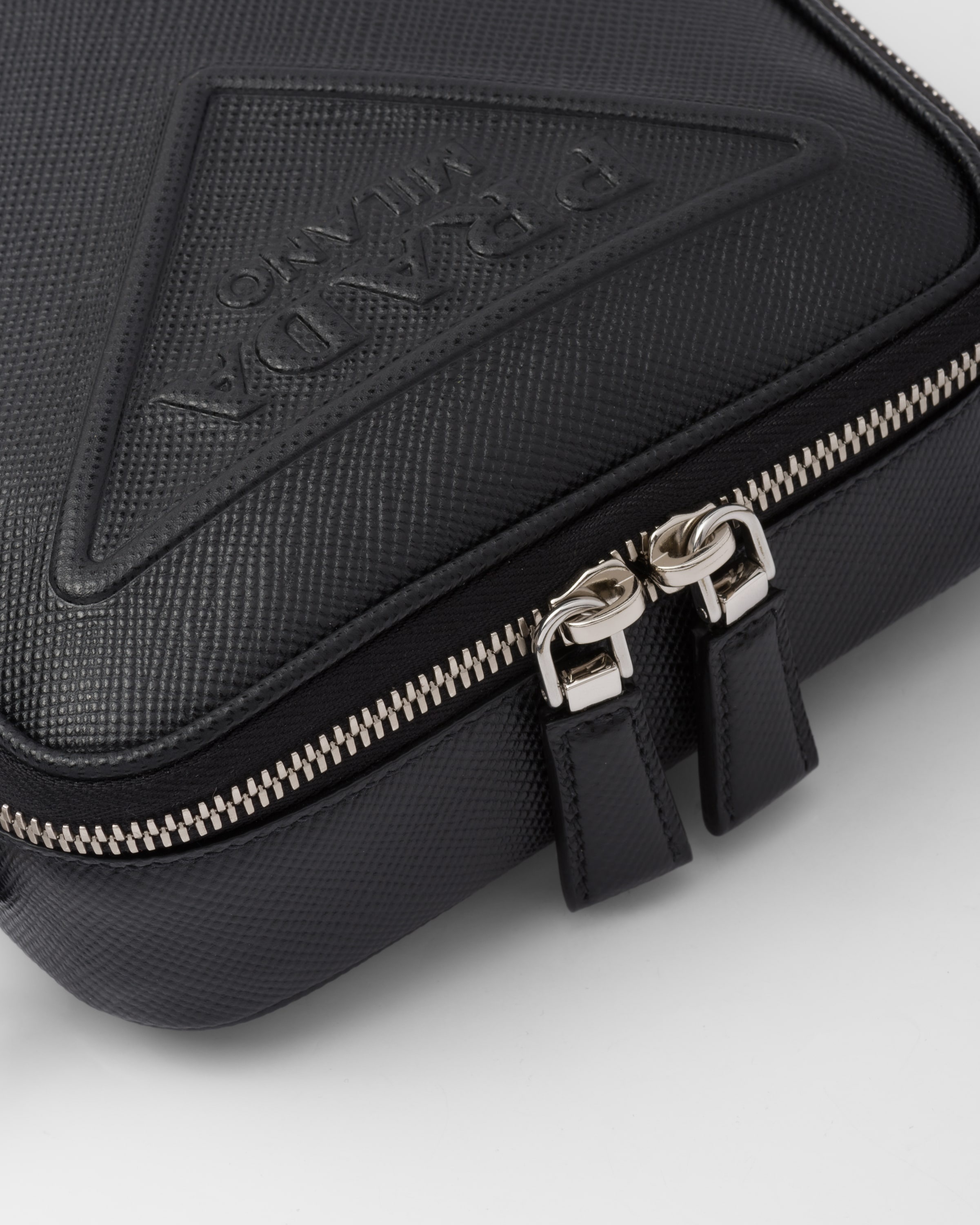 Saffiano leather shoulder bag - 6