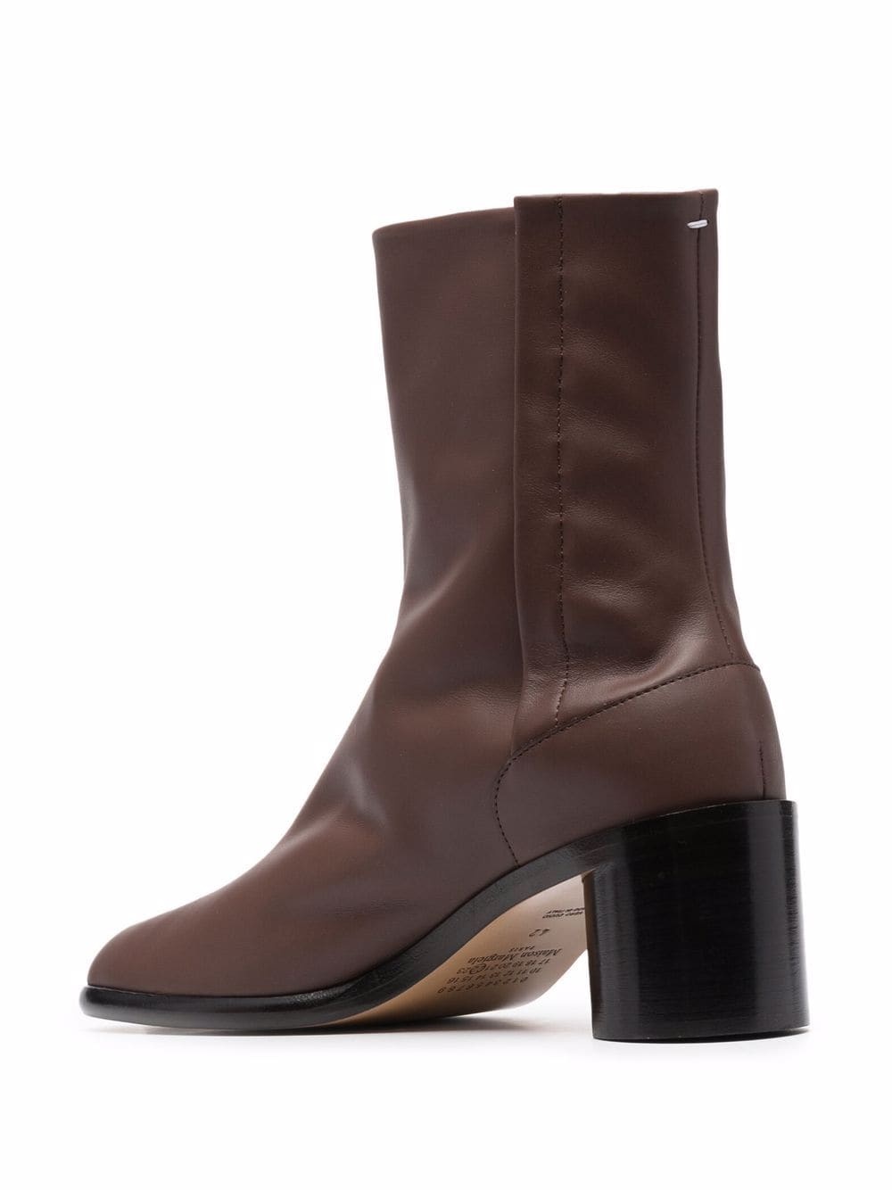 Tabi leather ankle boots - 3