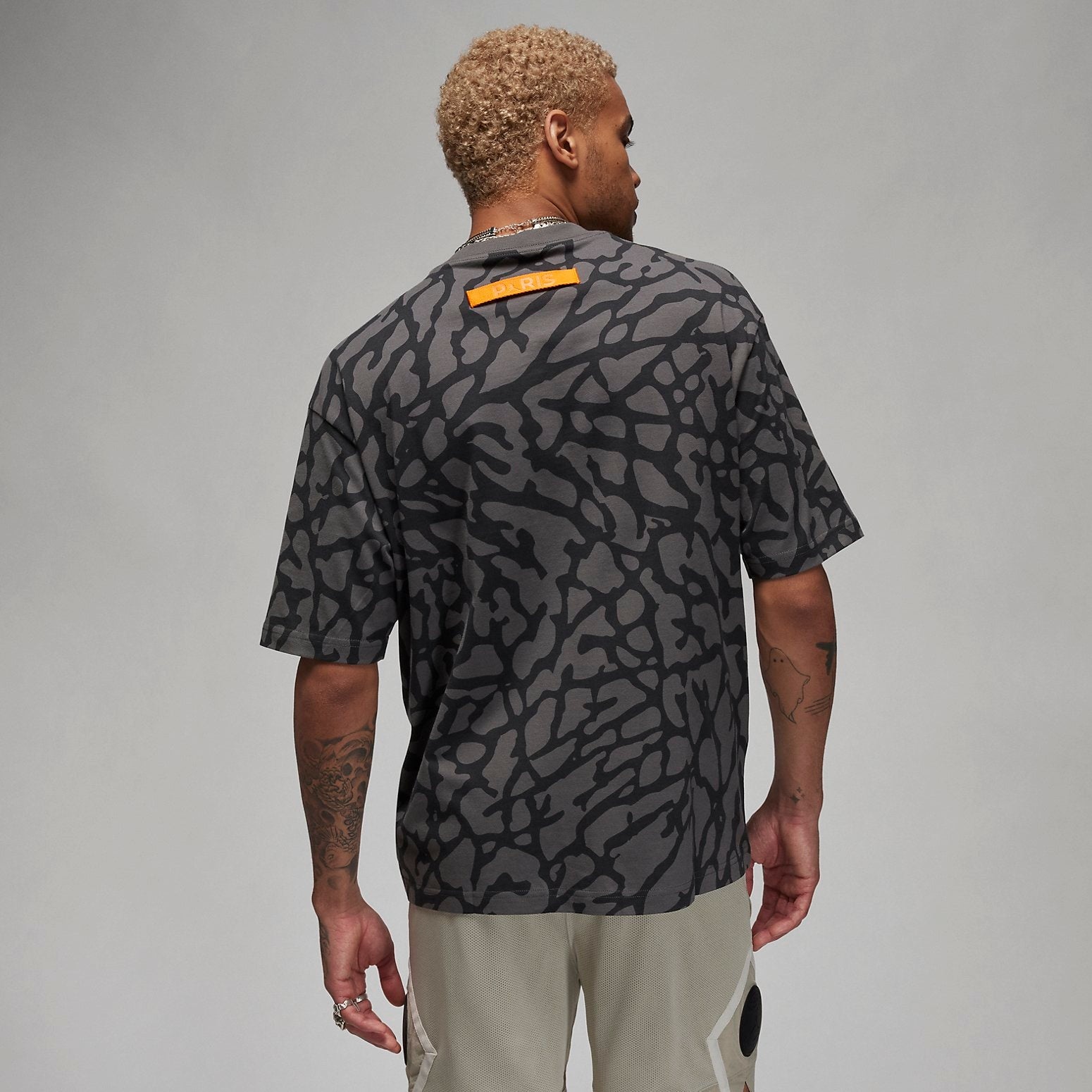 Air Jordan x Paris Saint-Germain Graphic T-Shirt 'Iron Grey' DZ2912-068 - 5
