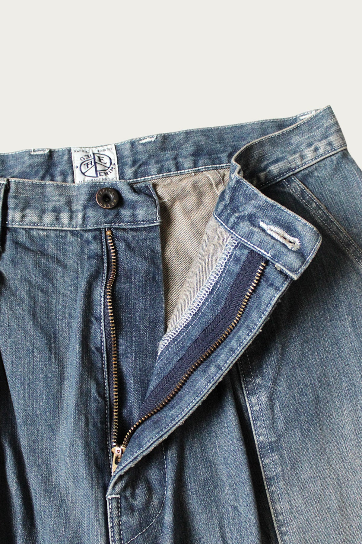 14oz Denim FATIGUE Baggy Pants (RUSHFIELD Remake) - Indigo - 6
