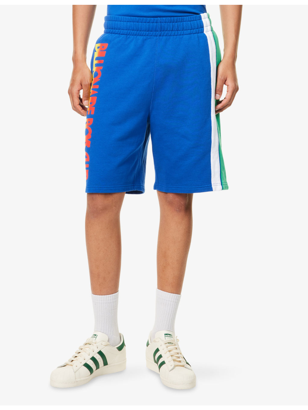 Great Wave Colour-Block Cotton-Jersey Sweat Shorts - 3