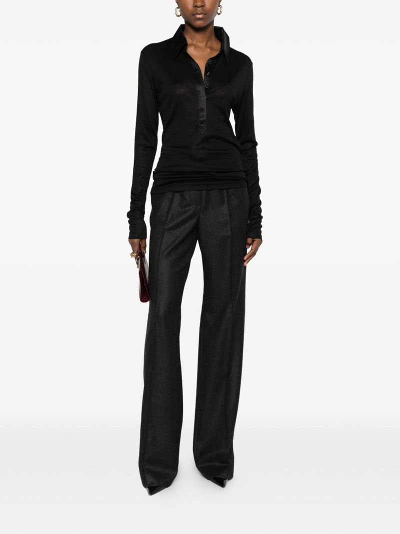 TOM FORD rib button polo top outlook