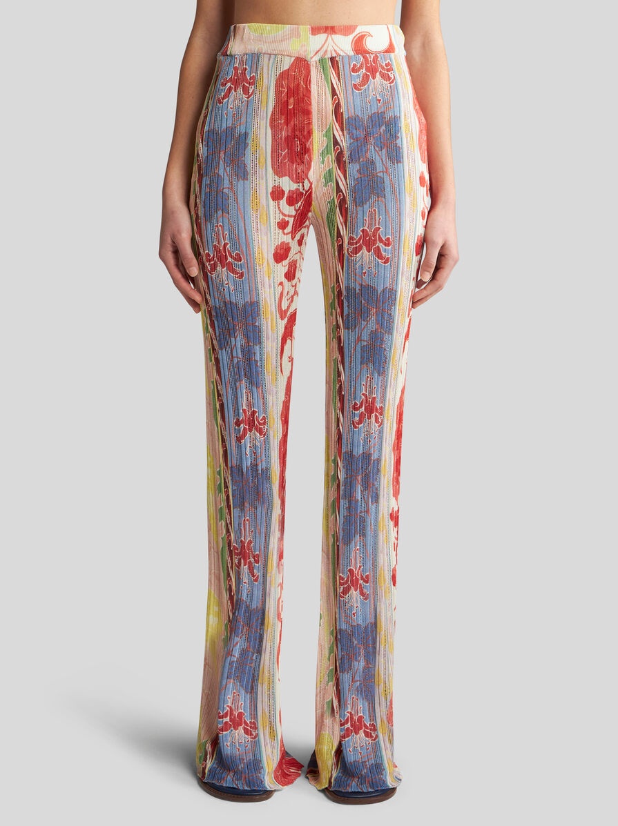 【送料&関税込】Etro Knitted Trousers Etro KNIT JACQUARD TROUSERS | REVERSIBLE