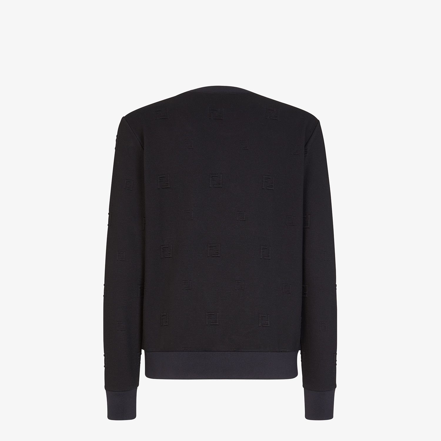 Black cotton sweatshirt - 2