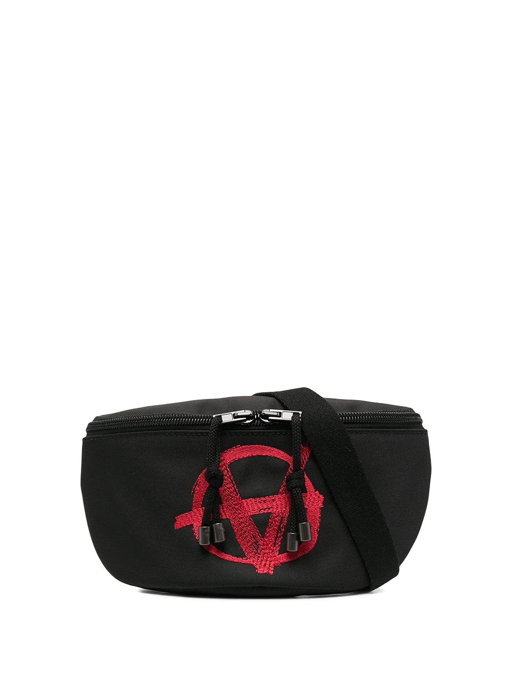 Anarchy embroidery belt bag - 1