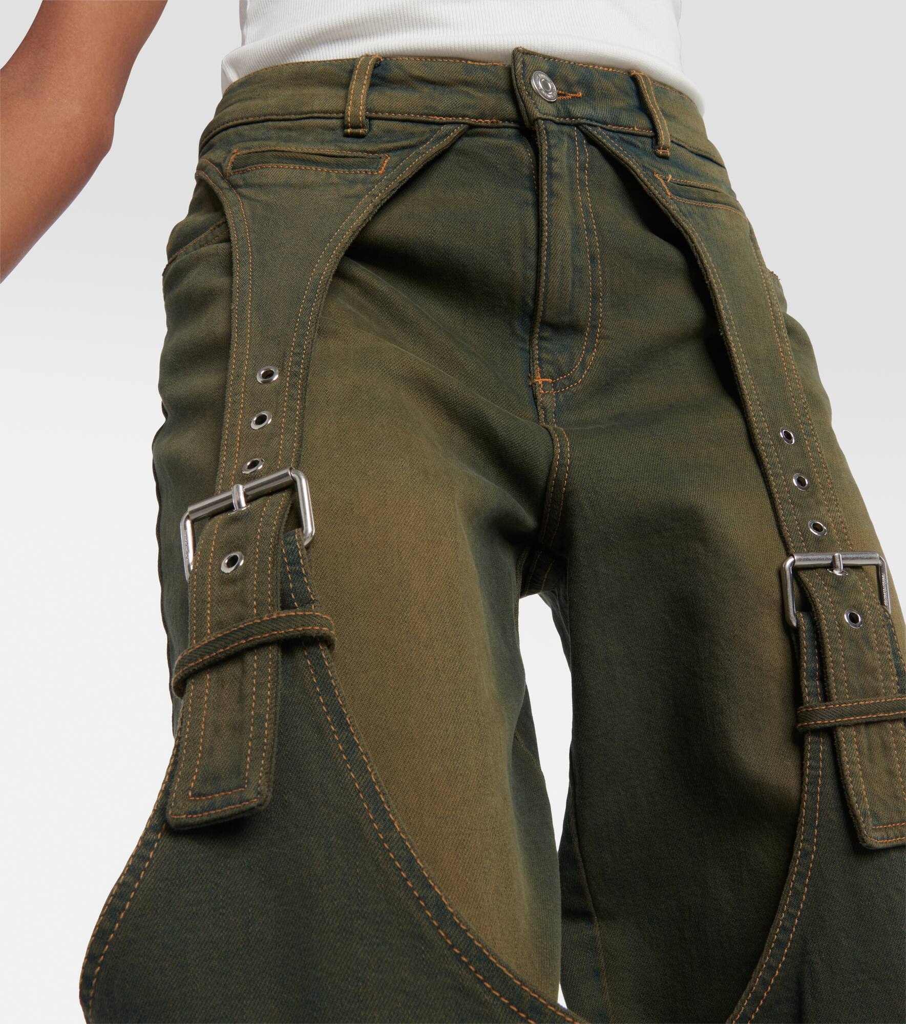 【Blumarine】 Embellished buckle boyfriendジーンズ BLUMARINE Buckle Embellished Boyfriend Jeans - Jeans