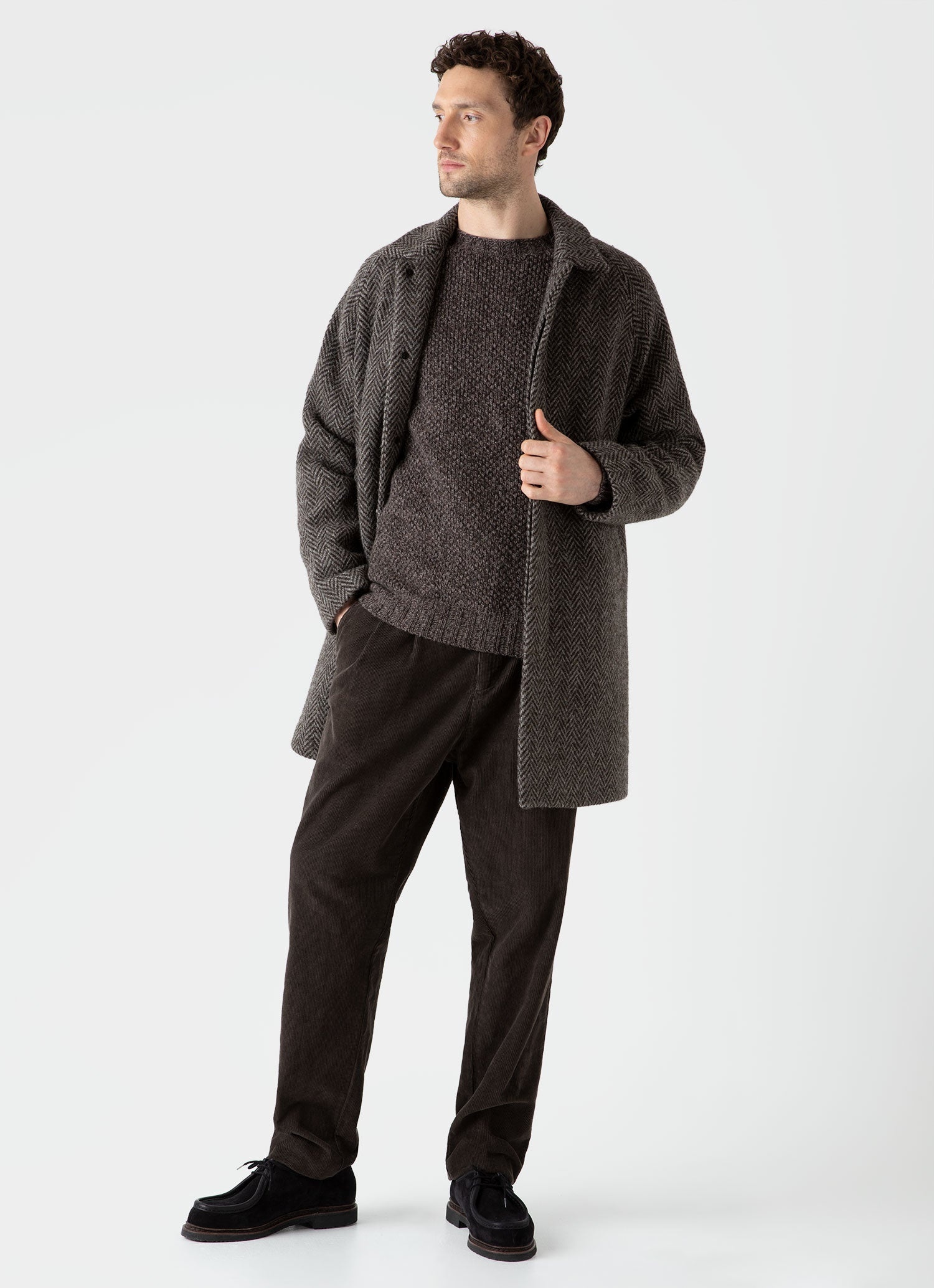 Double Pleat Corduroy Trouser - 2