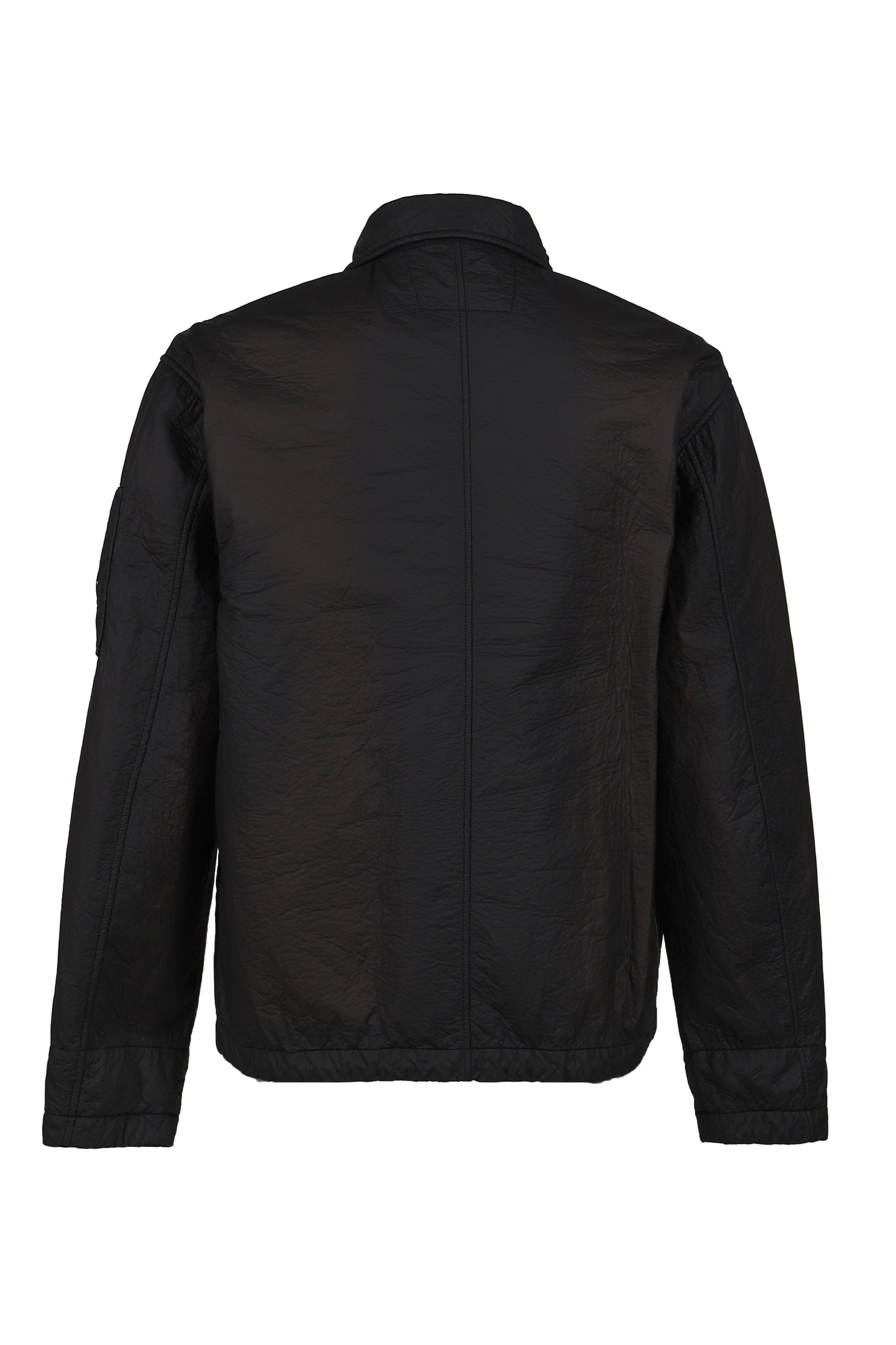 OW MEDIUM JKT IN FELTRO BI-FILM / BLK - 2