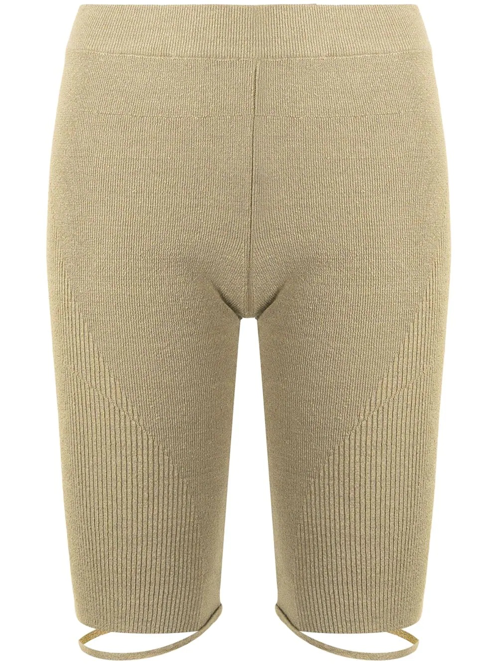 Sierra ribbed-knit shorts - 1
