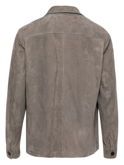 TOM FORD LEATHER OUTWEAR SHIRT outlook