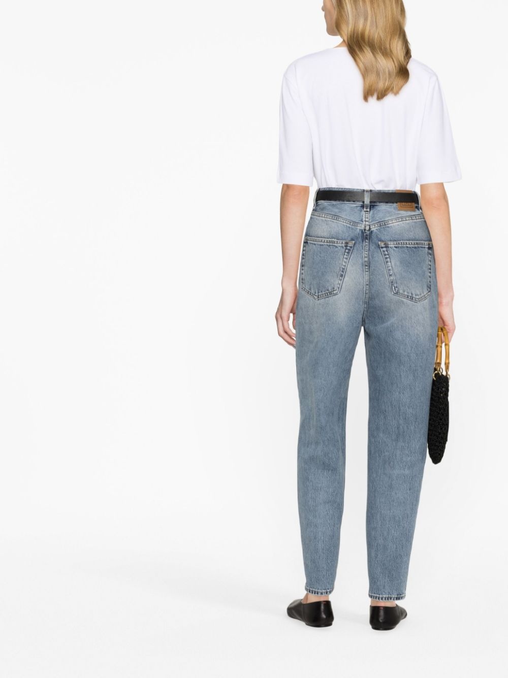 organic cotton tapered jeans - 3