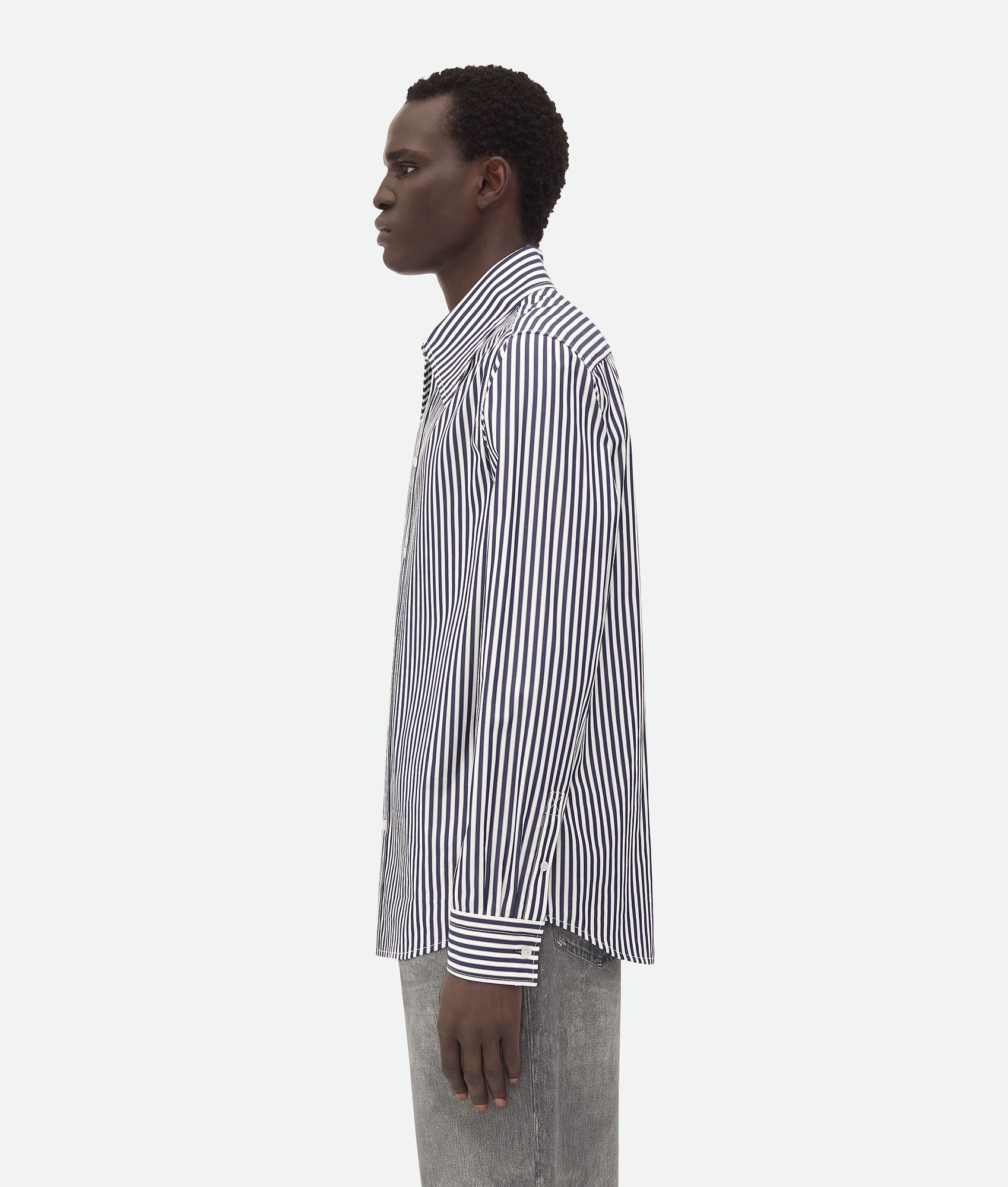Striped Poplin Shirt - 2