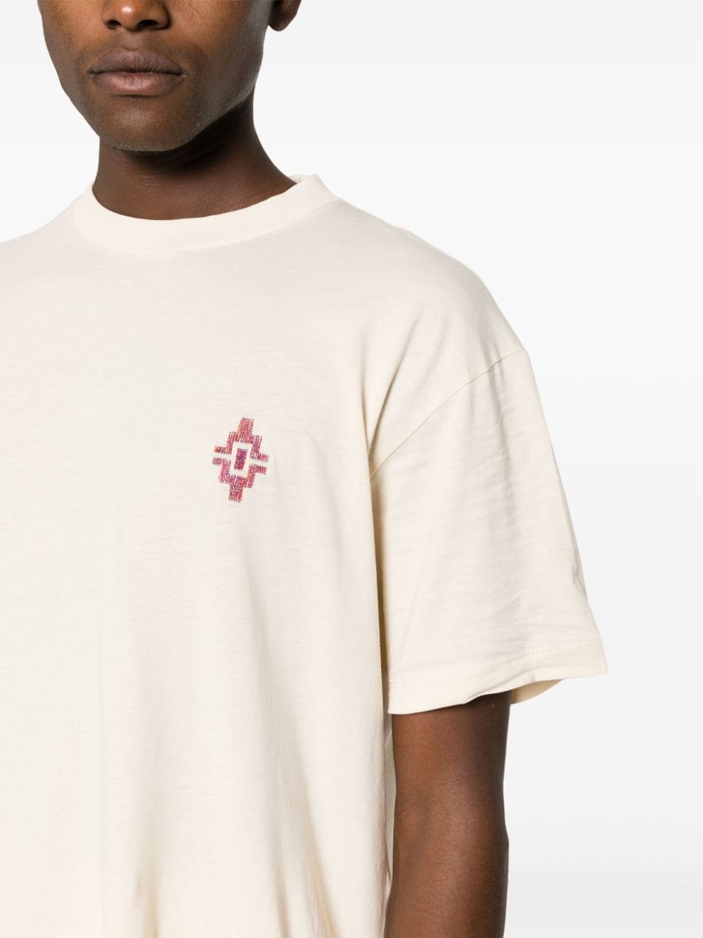 Graffiti Cross-embroidery cotton T-shirt - 5