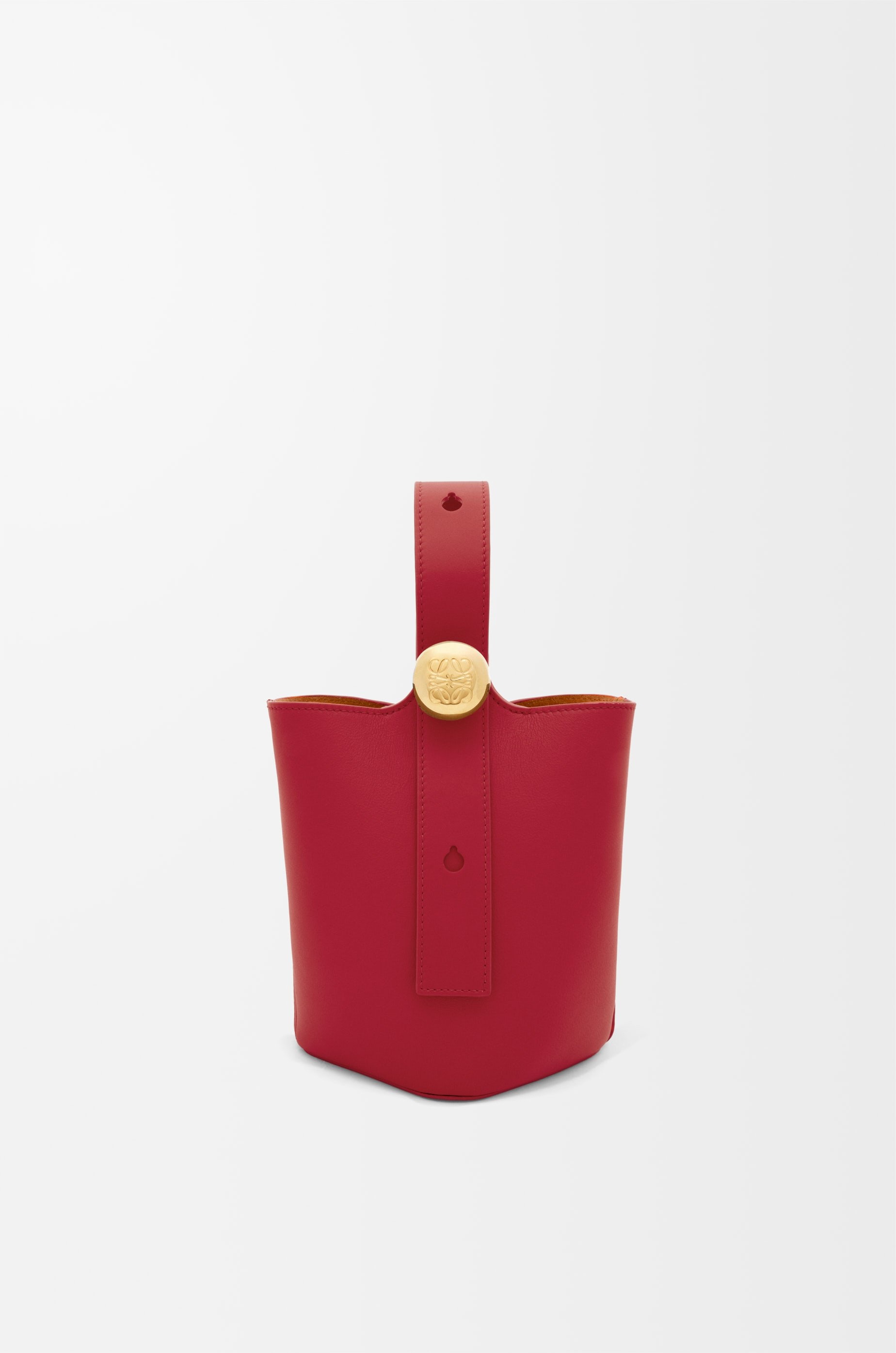 Mini Pebble bucket in smooth calfskin - 4
