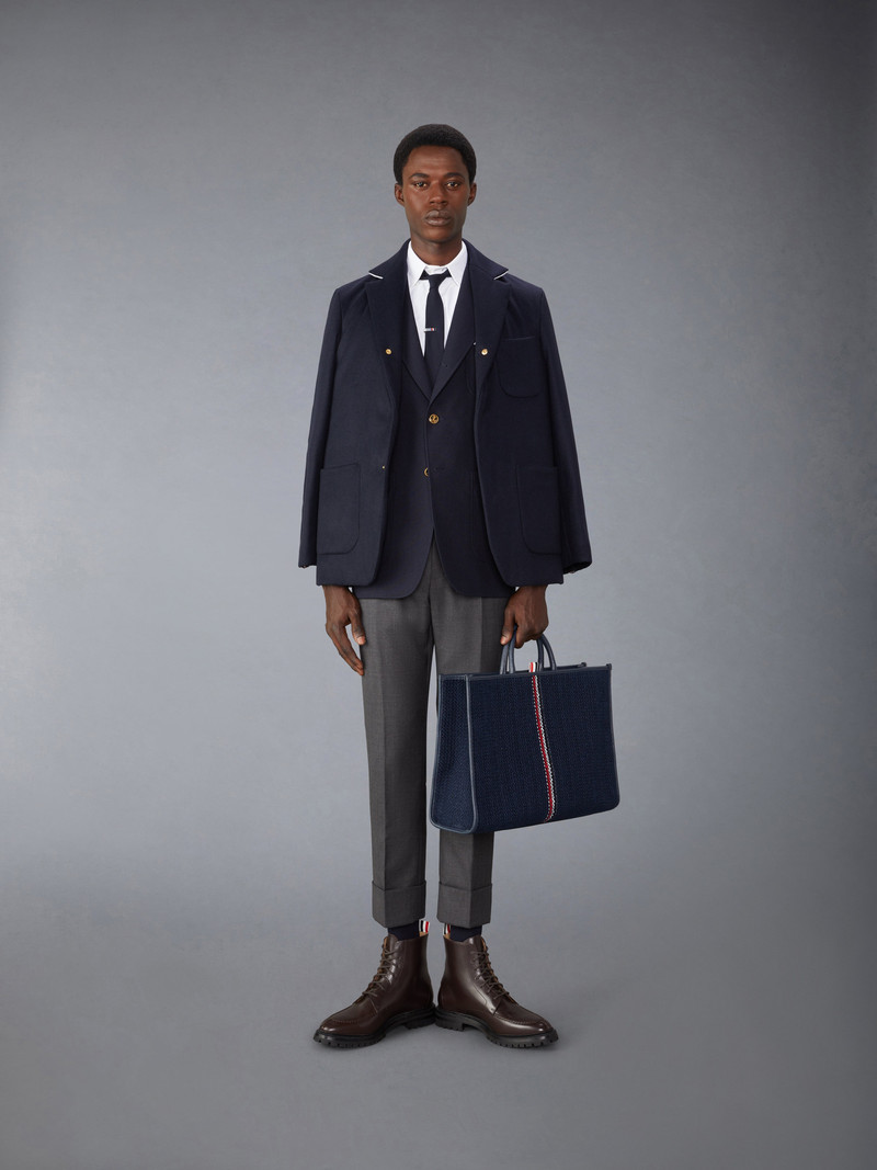 Crispy Wool Unstructured Sack Sport Coat 4
