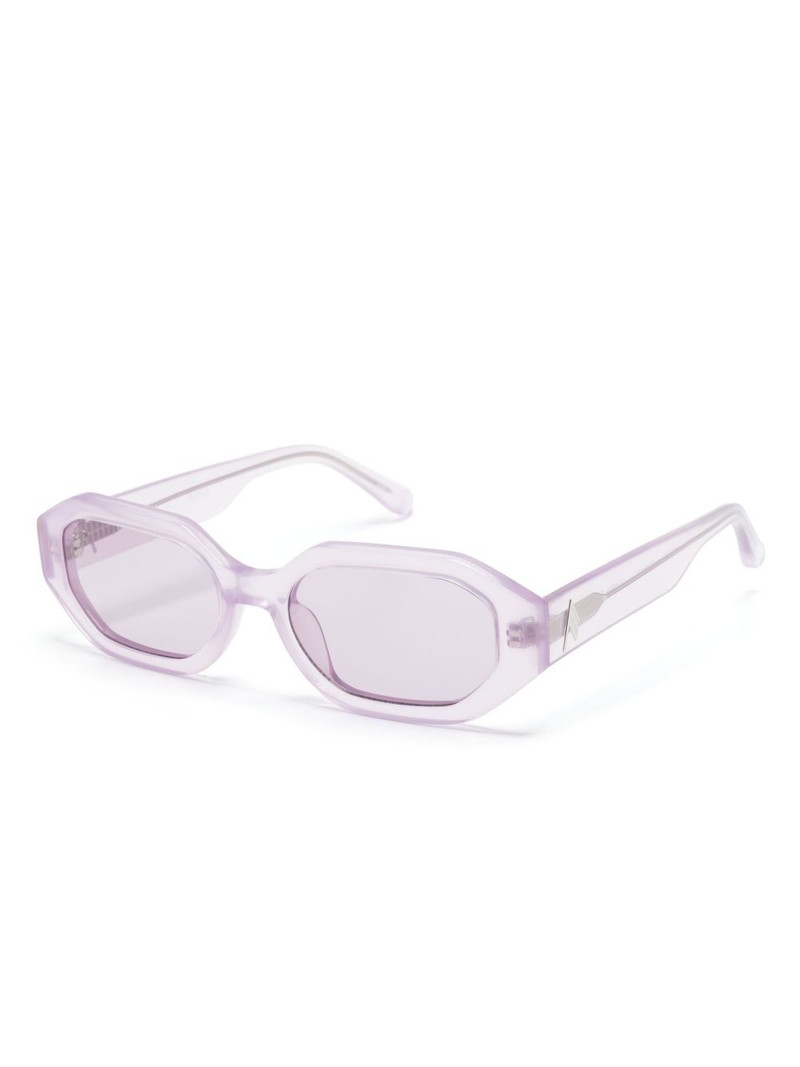 THE ATTICO x Linda Farrow Irene geometric-frame sunglasses outlook