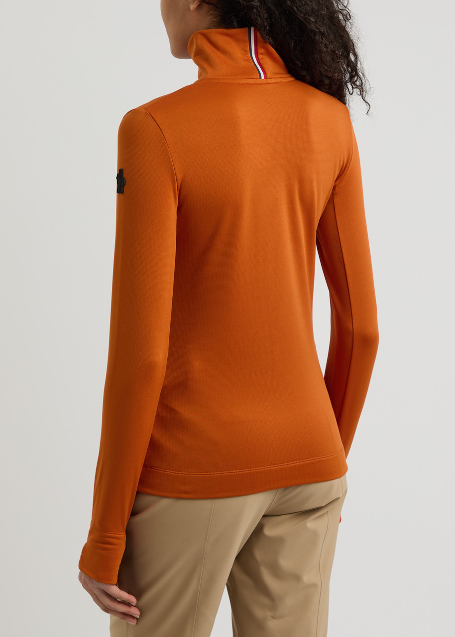 Moncler Logo-appliquéd Jersey top - 3
