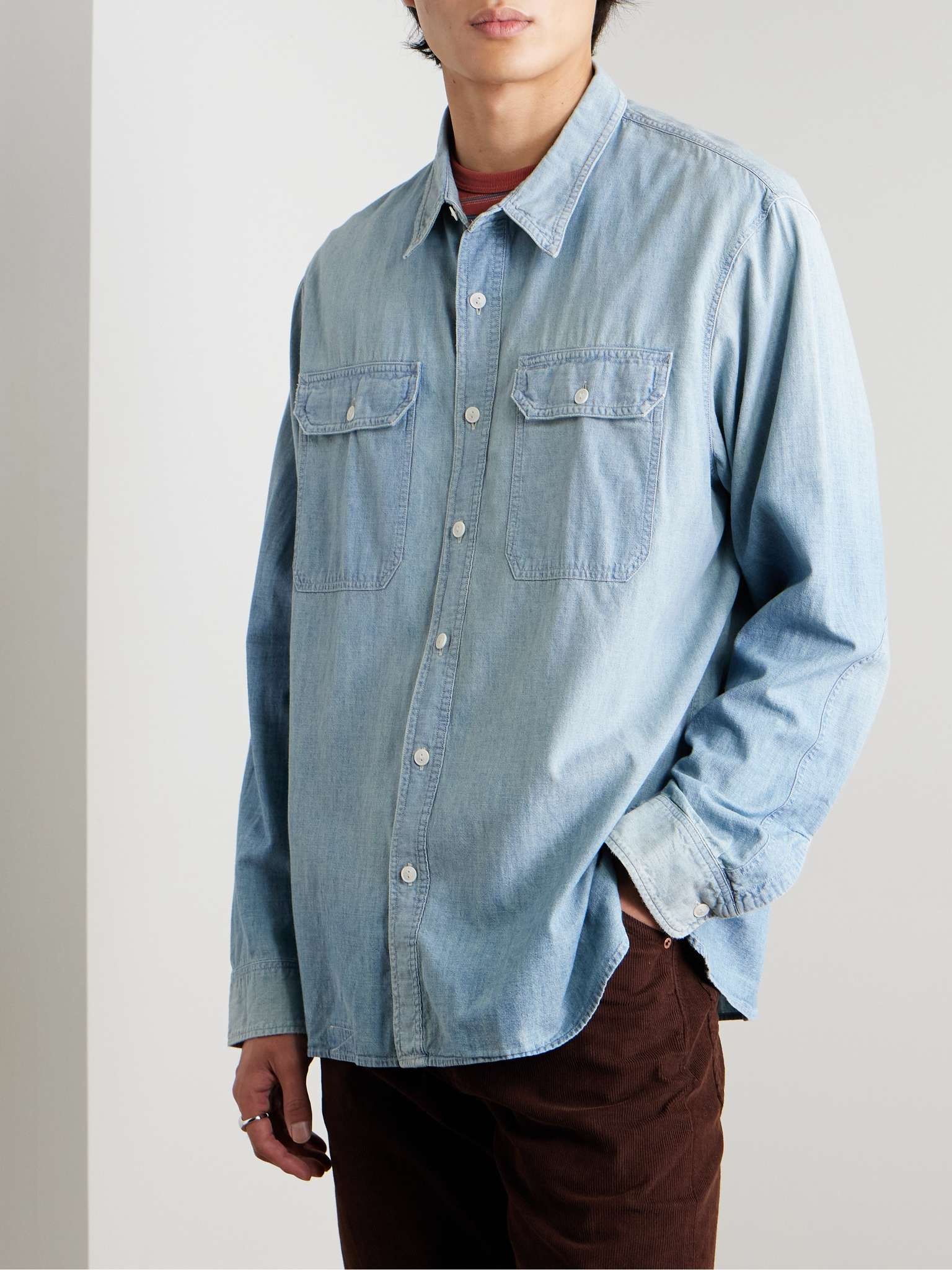 Illinois Washed-Denim Shirt - 3
