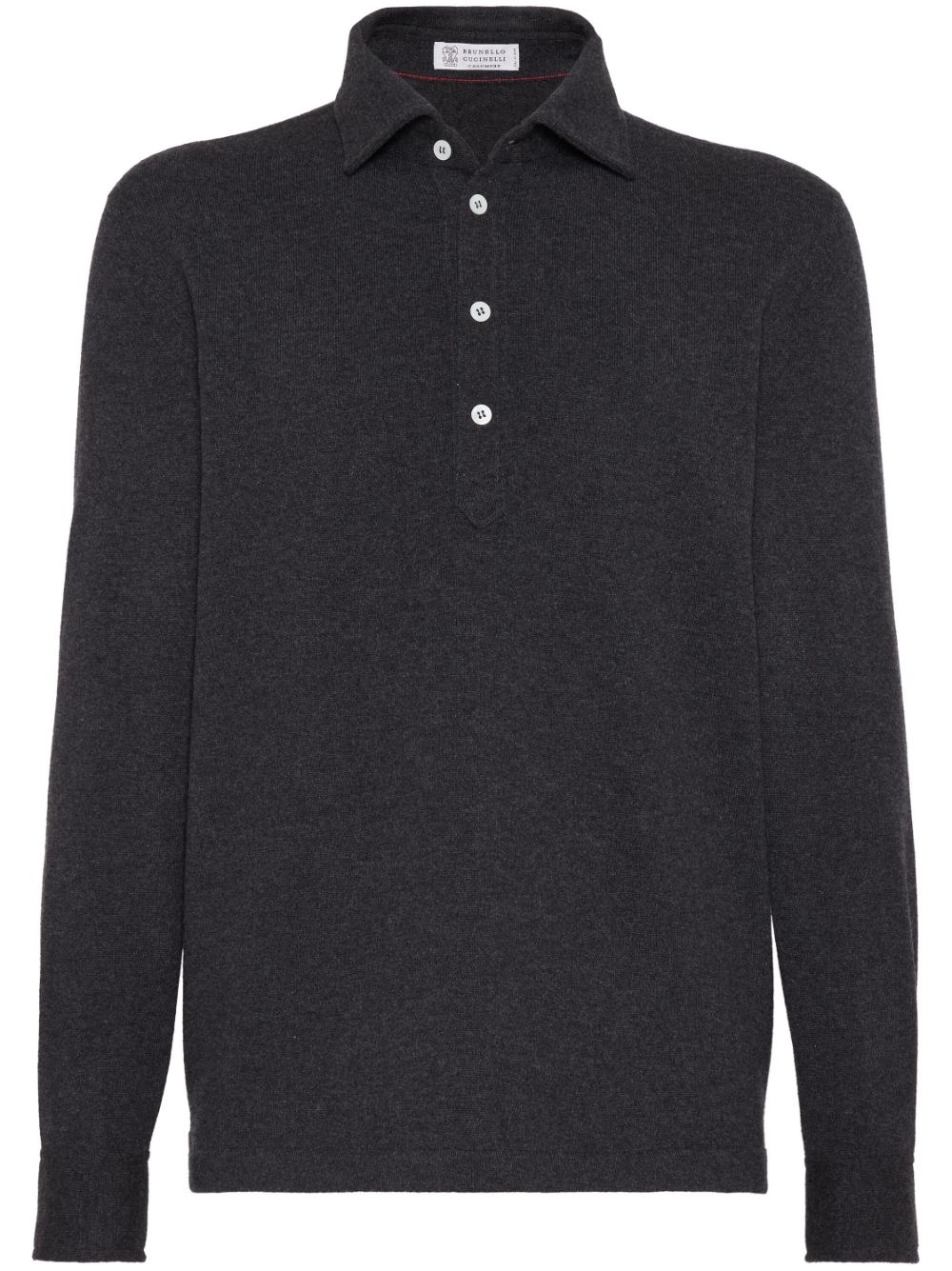 cashmere polo shirt - 1