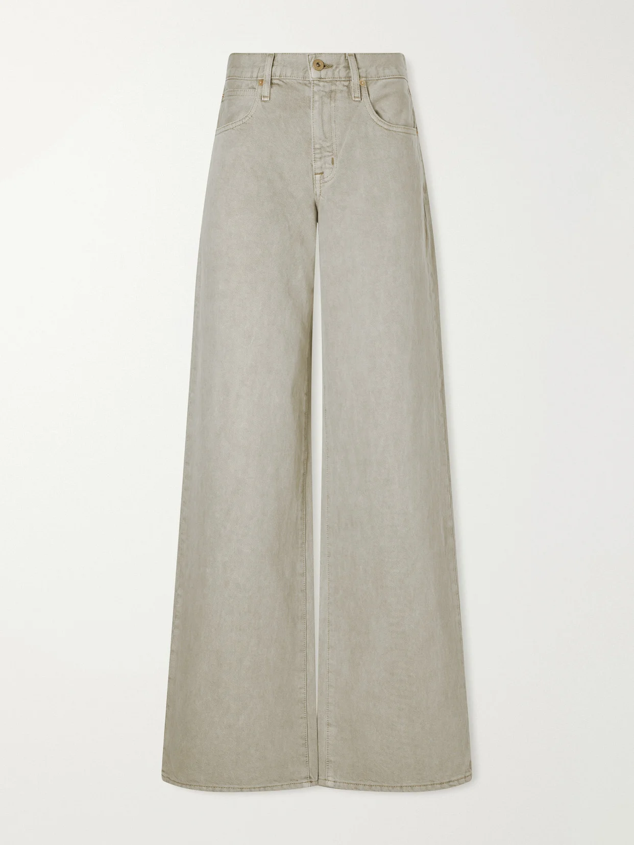 Mica Low-rise Wide-leg Jeans - 1