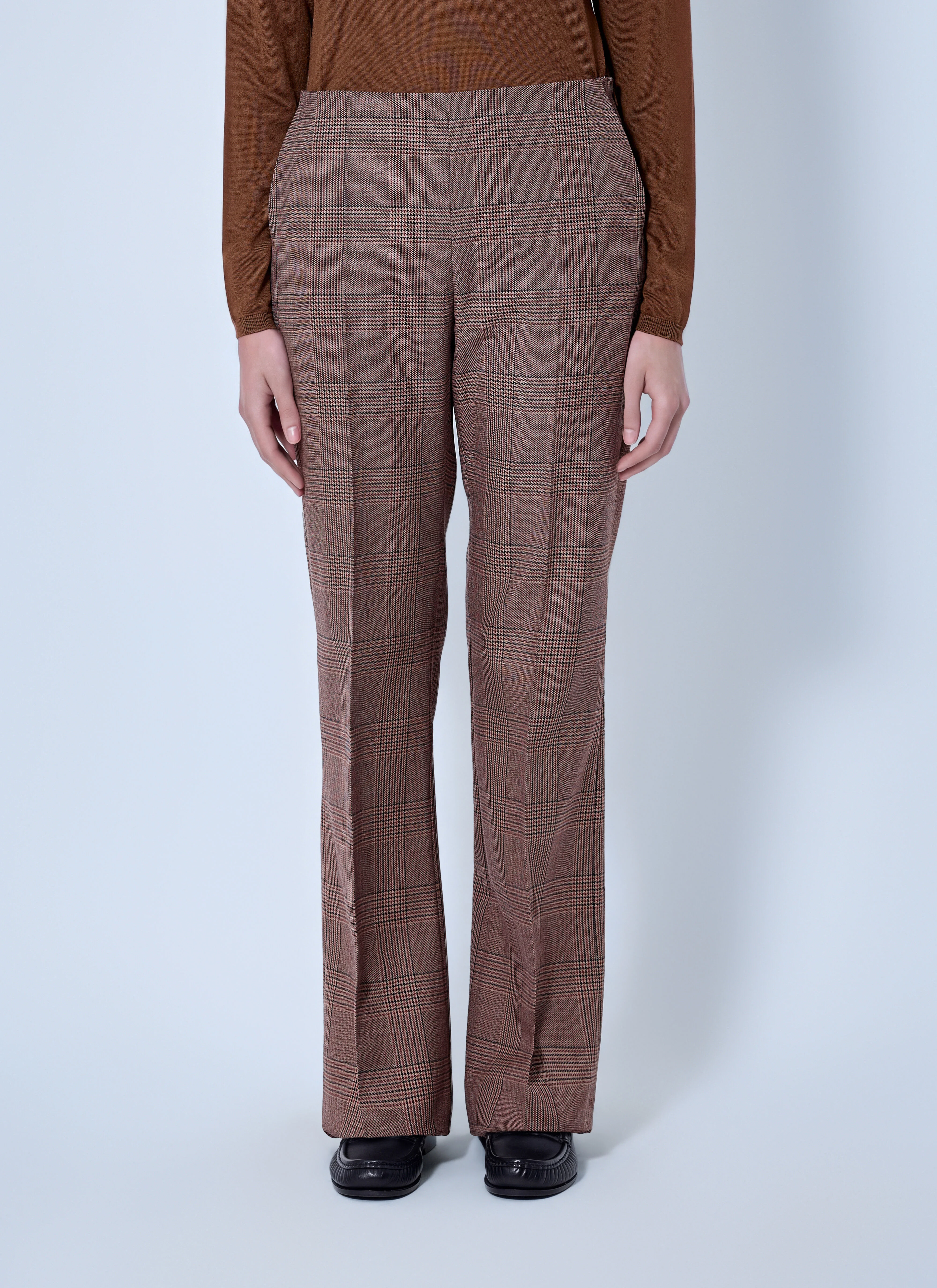 Tailored Check Trousers - 1