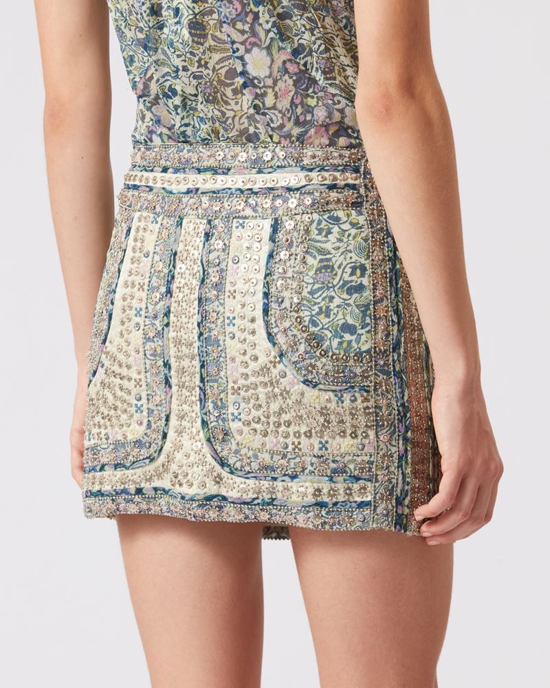 ONEILA SILK SKIRT - 5