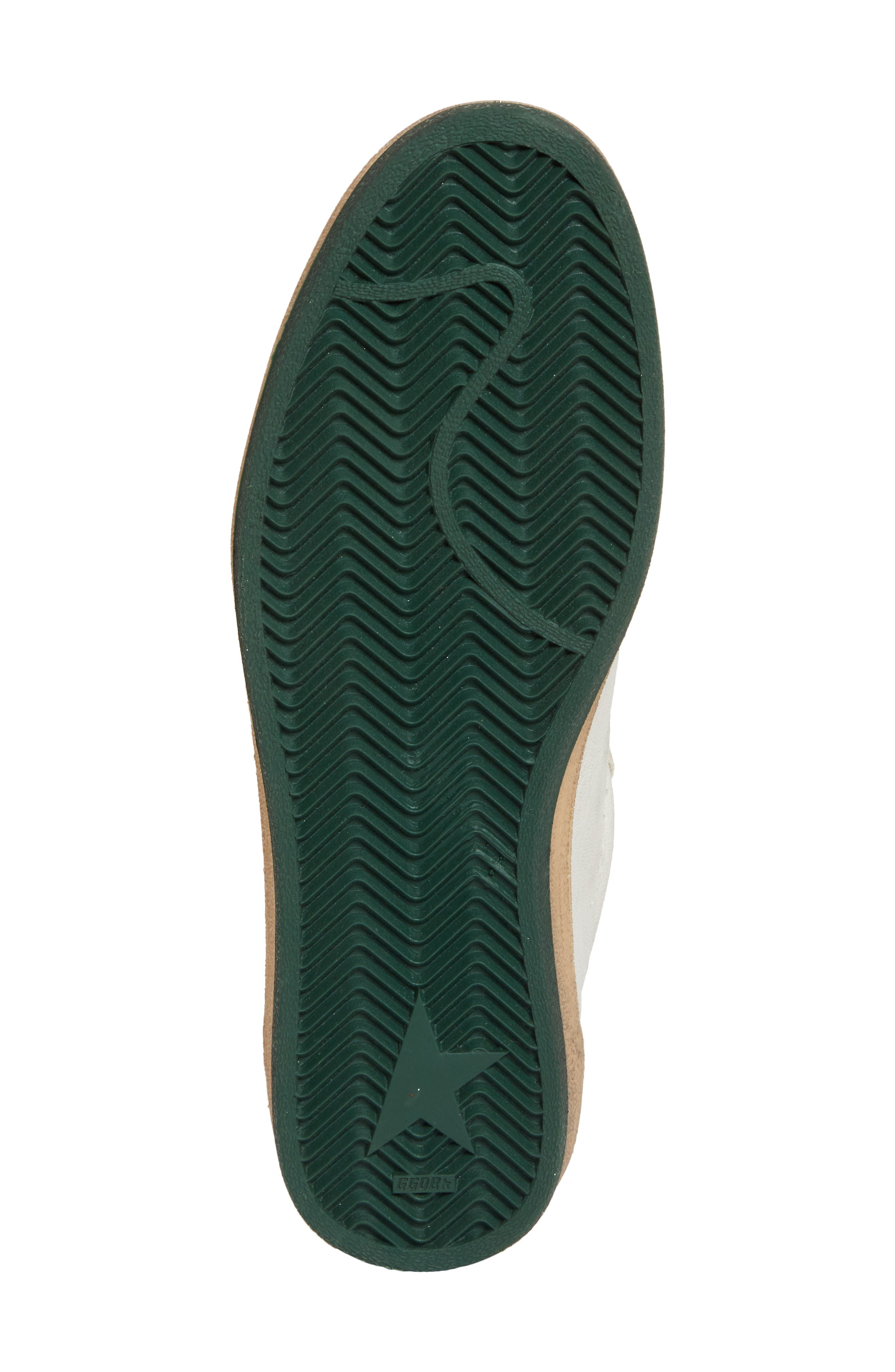 Golden Goose Ball Star Sneaker in White/Green at Nordstrom - 6