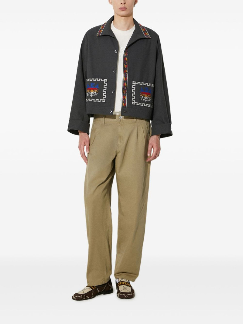 adidas embroidered-detail T-shirt outlook