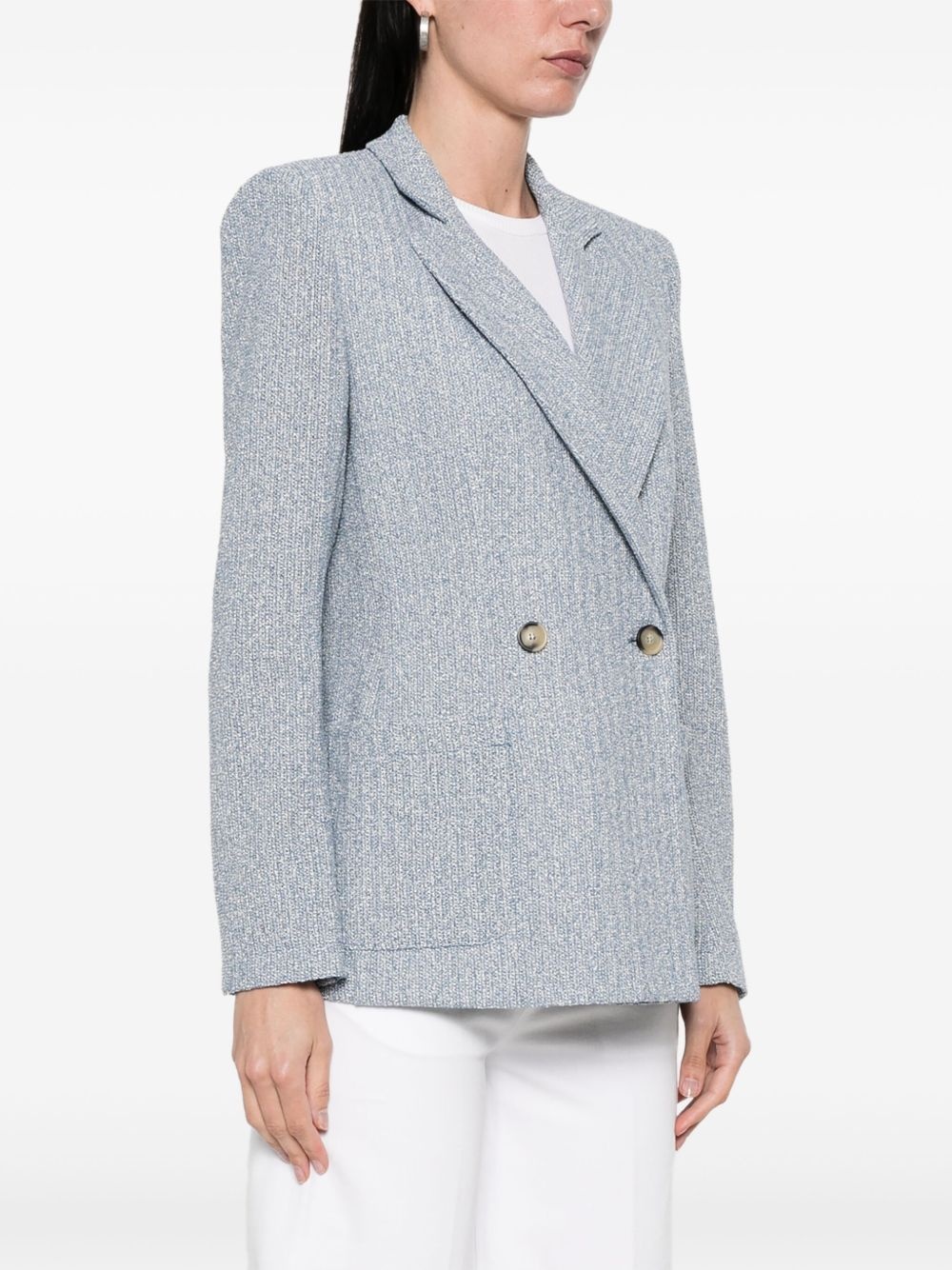 double-breasted blazer - 3